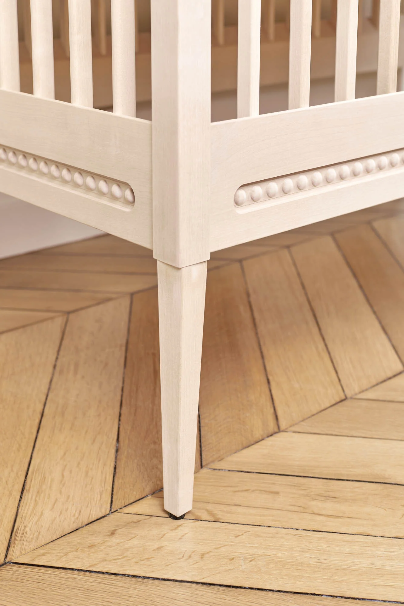 Lit Gustavienne + Matelas - Naturel - Image 3