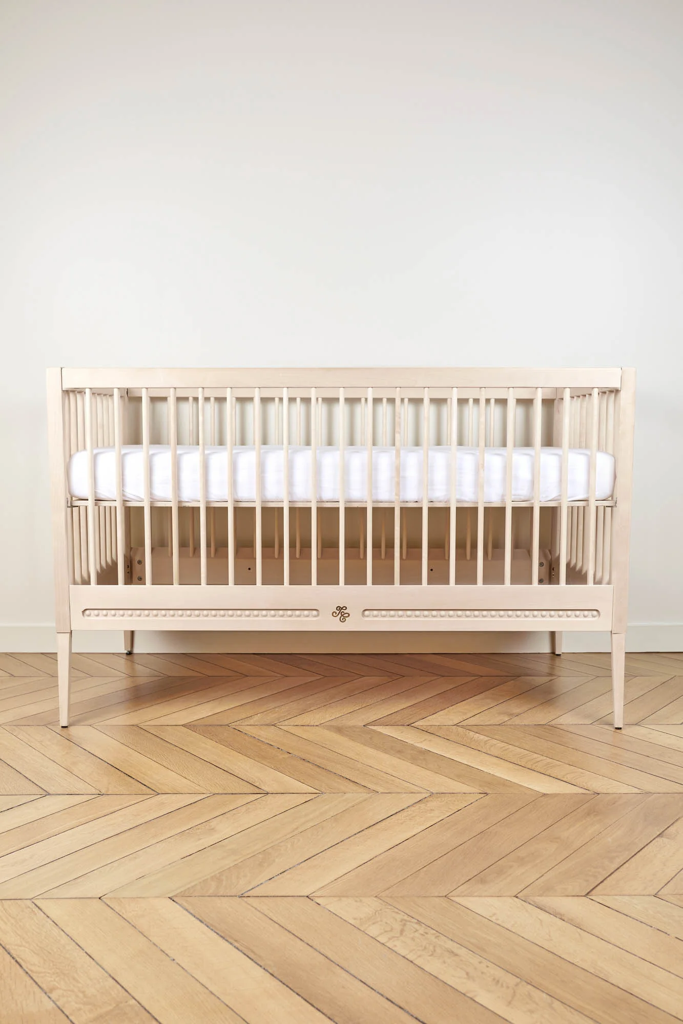 Lit Gustavienne + Matelas - Naturel - Image 5