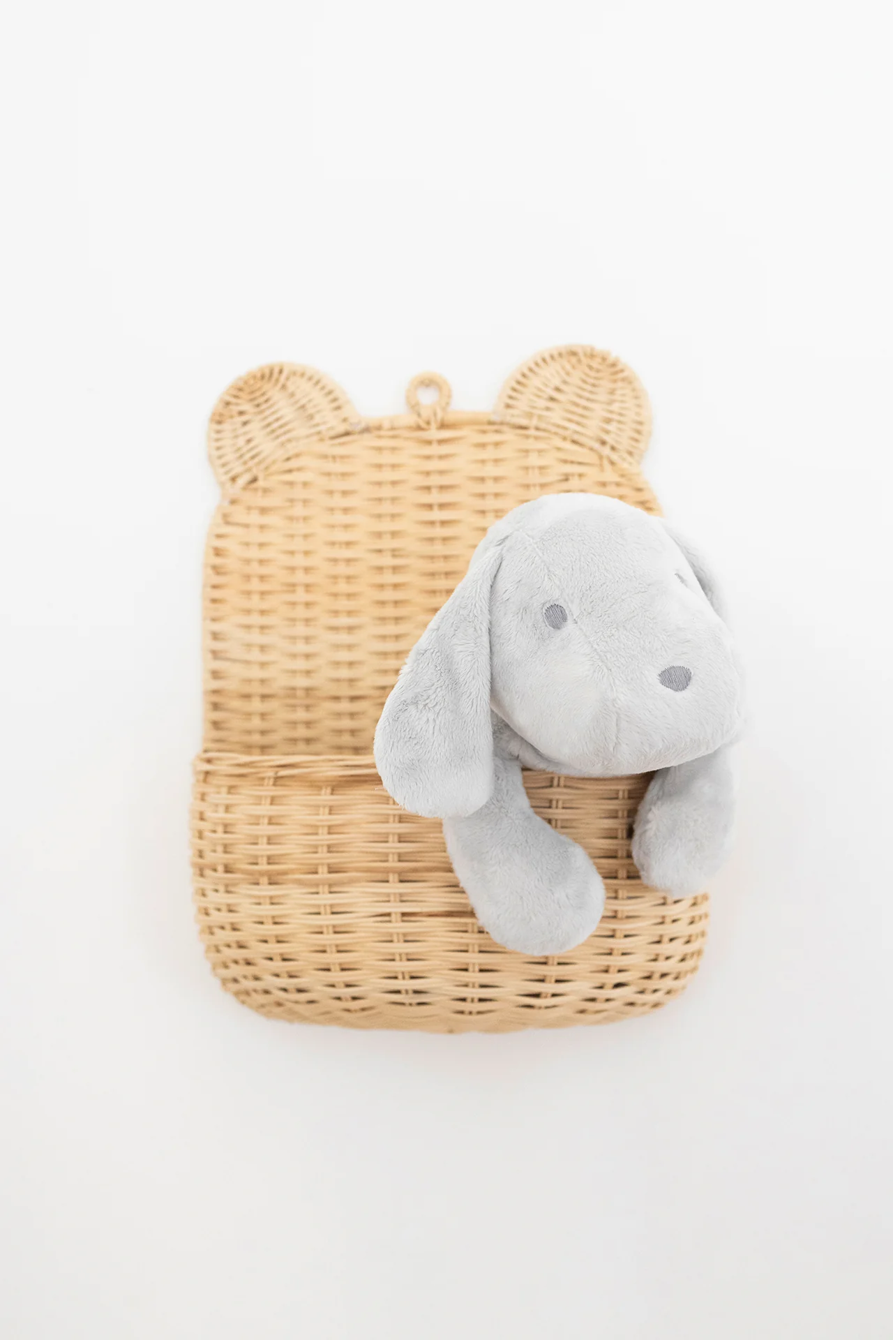 Lucien le chien - gris 25 cm