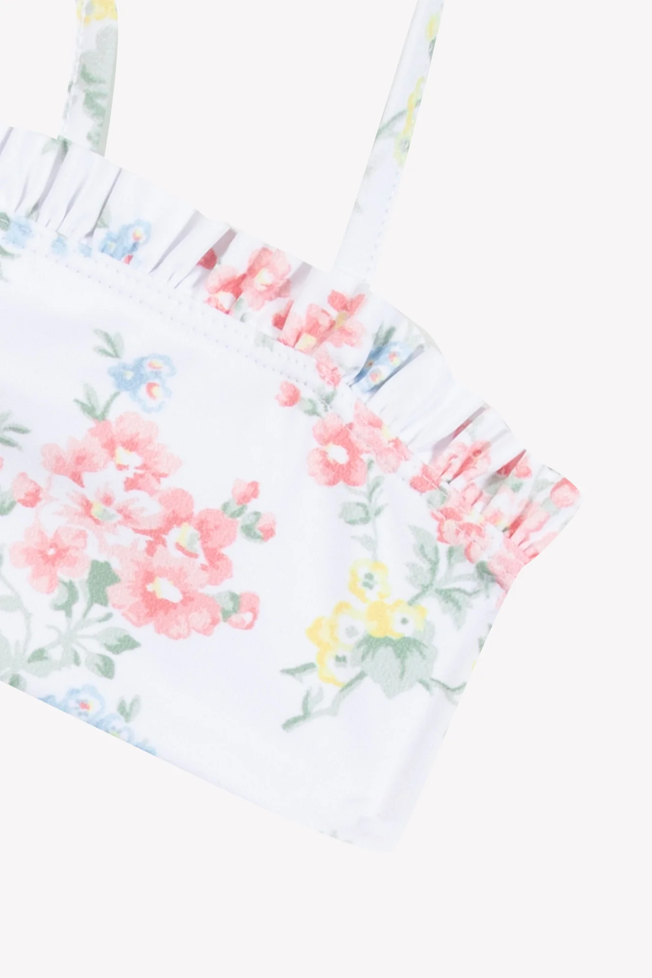 Maillot de bain - écru 2 pièces imprimé fleuri - Image 6