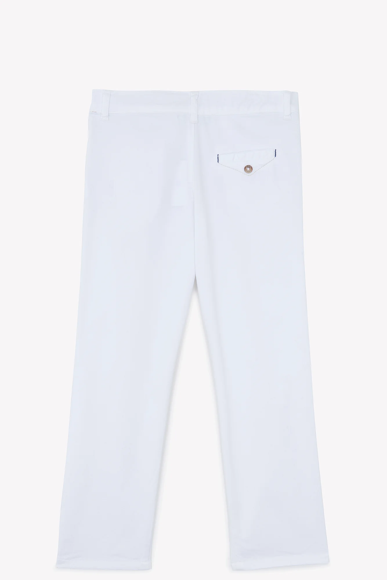 Pantalon - Blanc sergé - Image 4