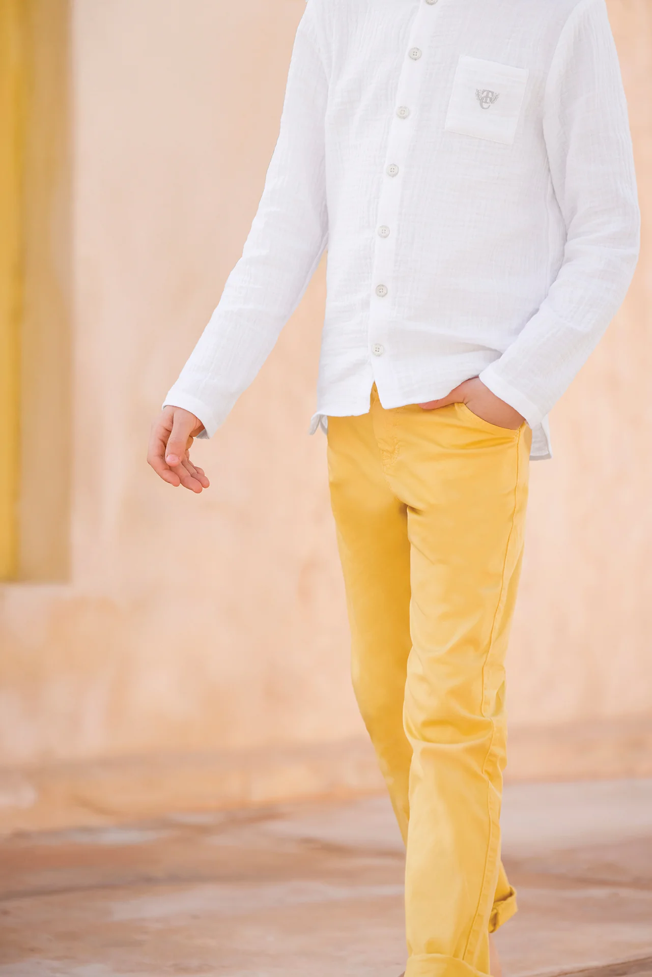Pantalon - Miel sergé