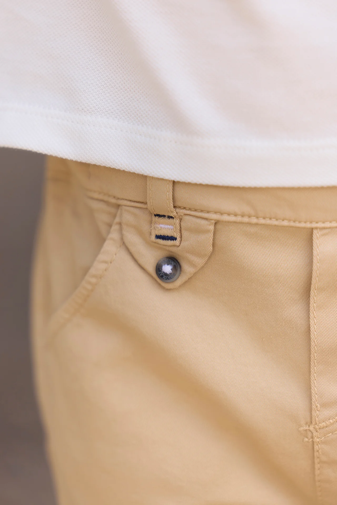 Pantalon - Ocre sergé - Image 2