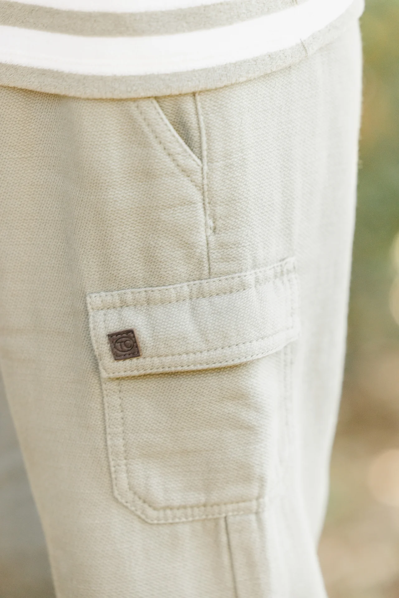 Pantalon - Vert fougère cargo - Image 2