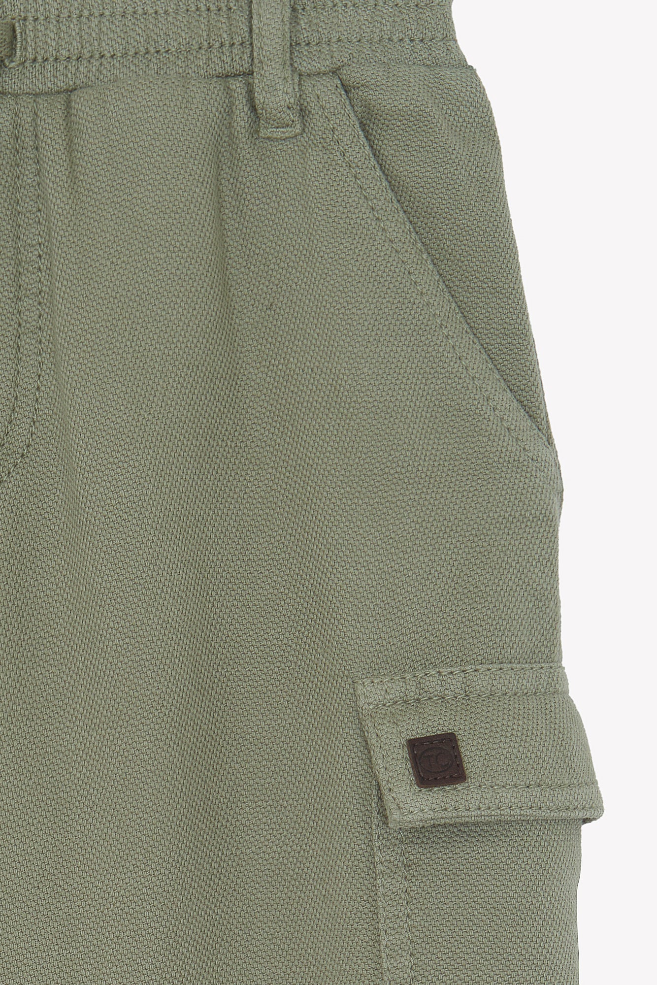 Pantalon - Vert fougère cargo - Image 5