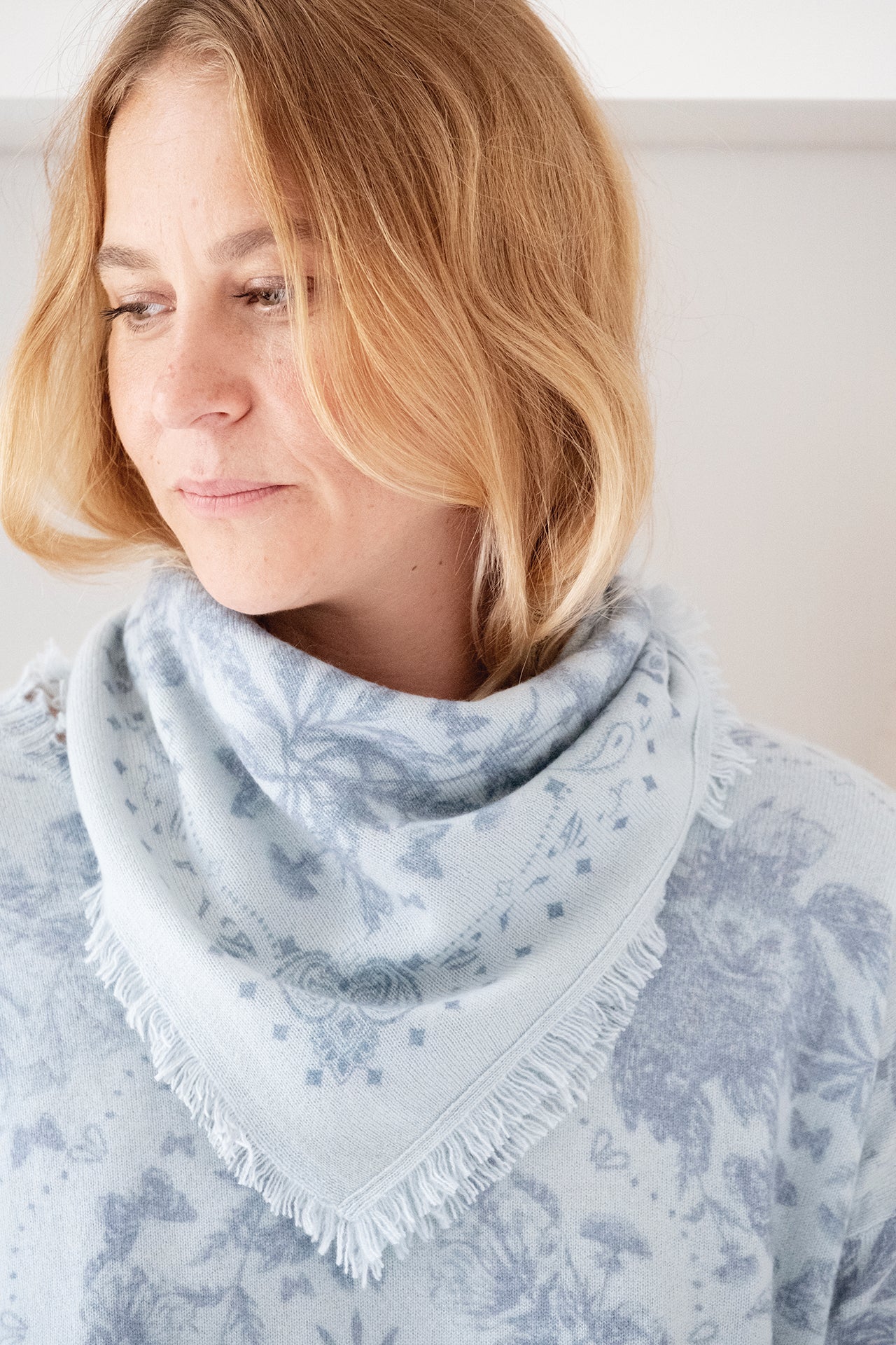 Petit Foulard - Bleu Kujten x Tartine et Chocolat - Image 2