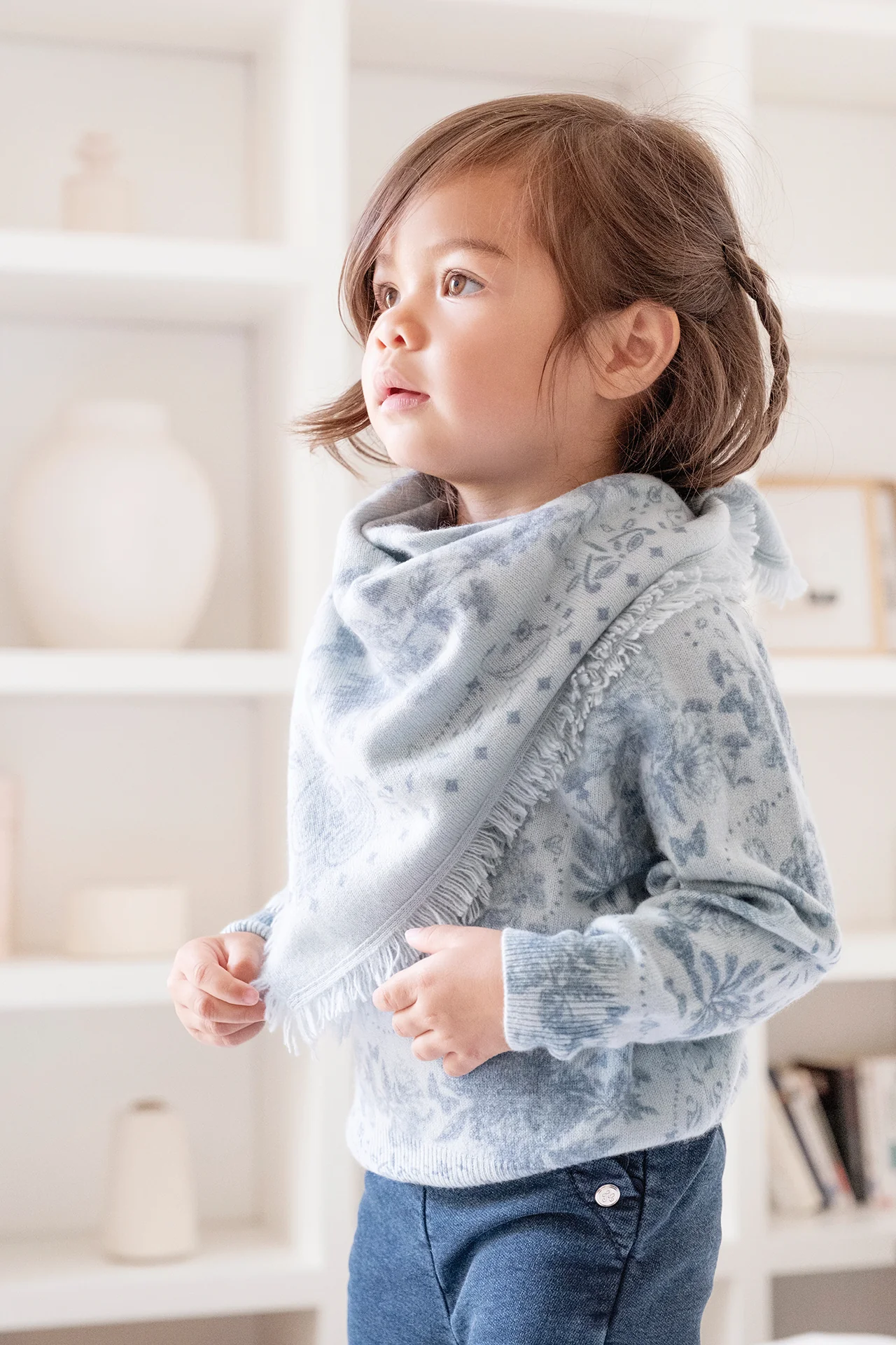 Petit Foulard - Bleu Kujten x Tartine et Chocolat - Image 4