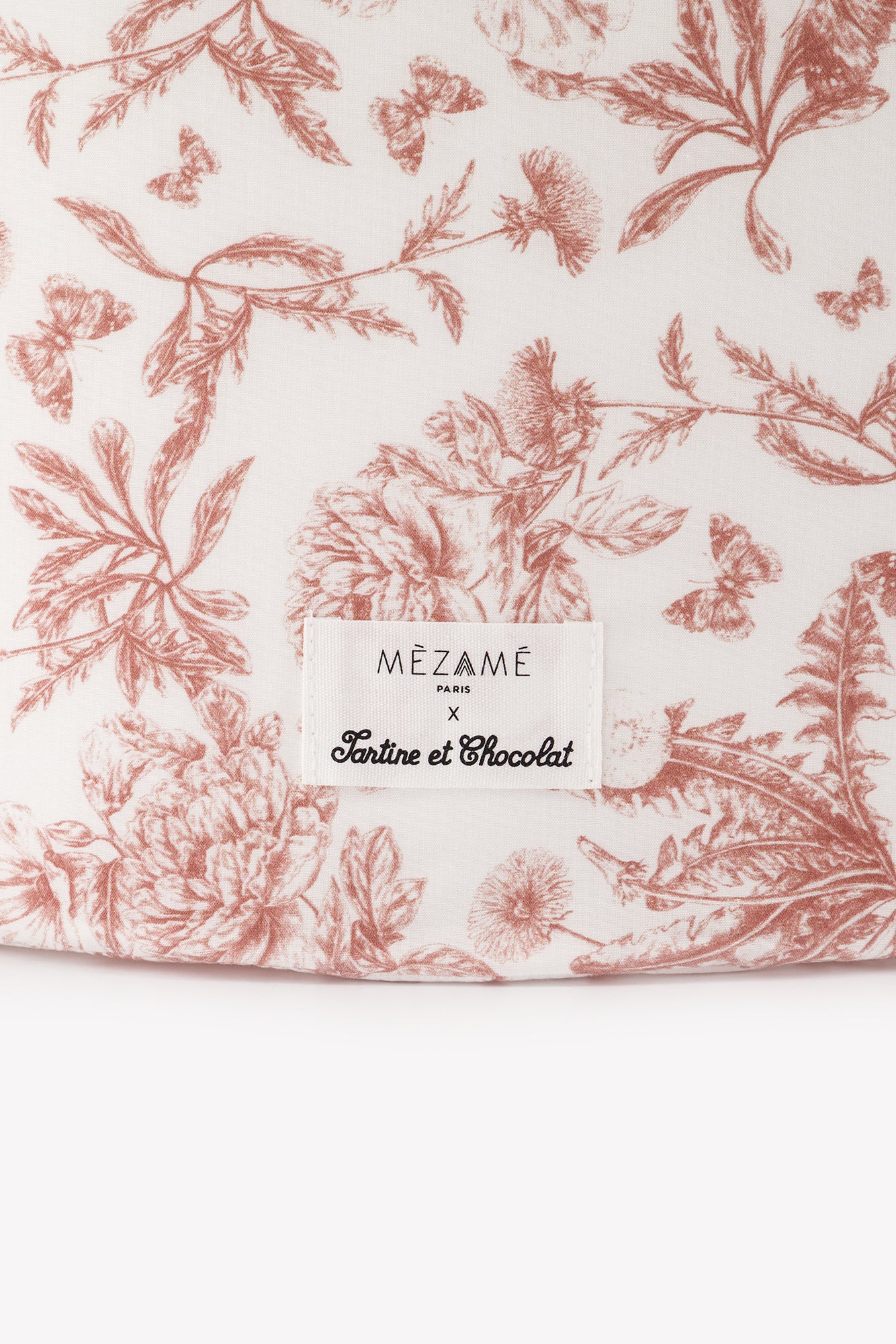 Petite panière toile de jouy rose - Mèzamé x Tartine et Chocolat - Image 4
