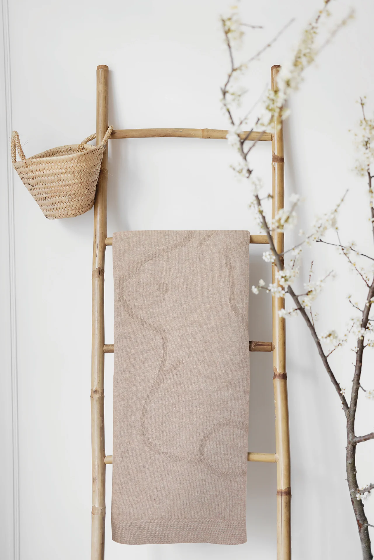 Plaid Cachemire - Lapin Beige Foncé