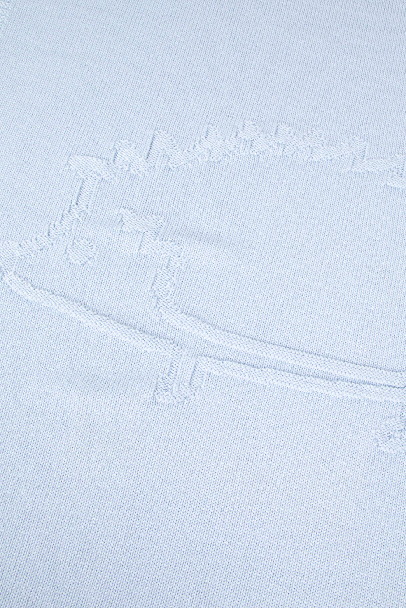 Plaid Laine - Hérisson bleu ciel - Image 4