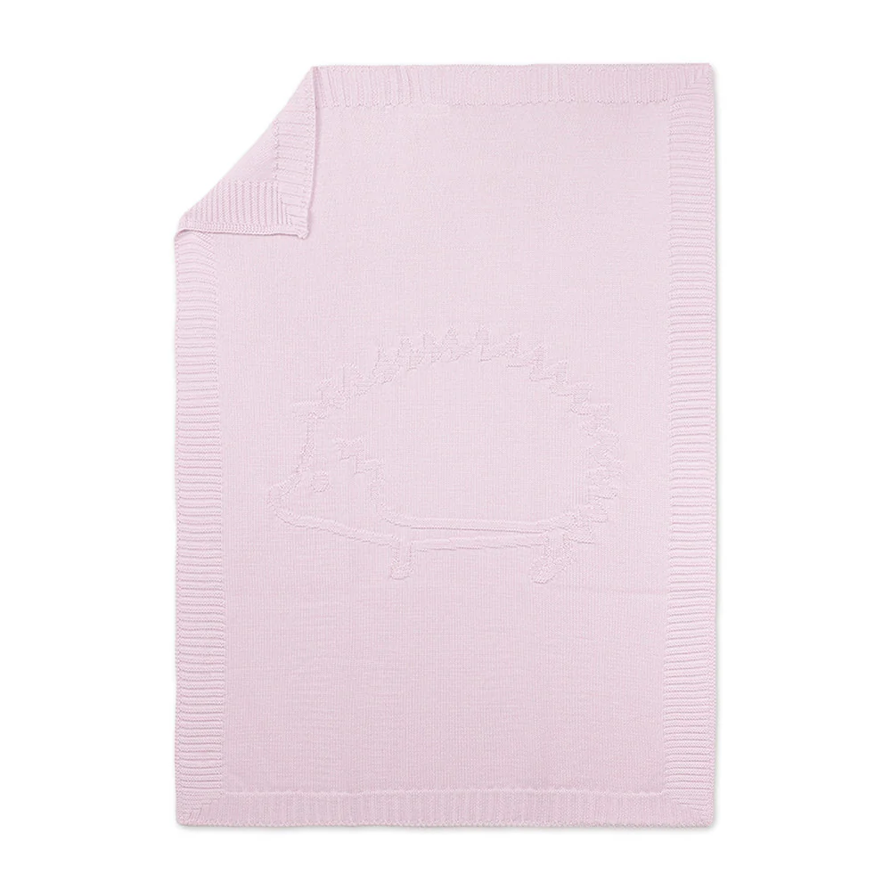 Plaid Laine - Hérisson rose pâle - Image 6