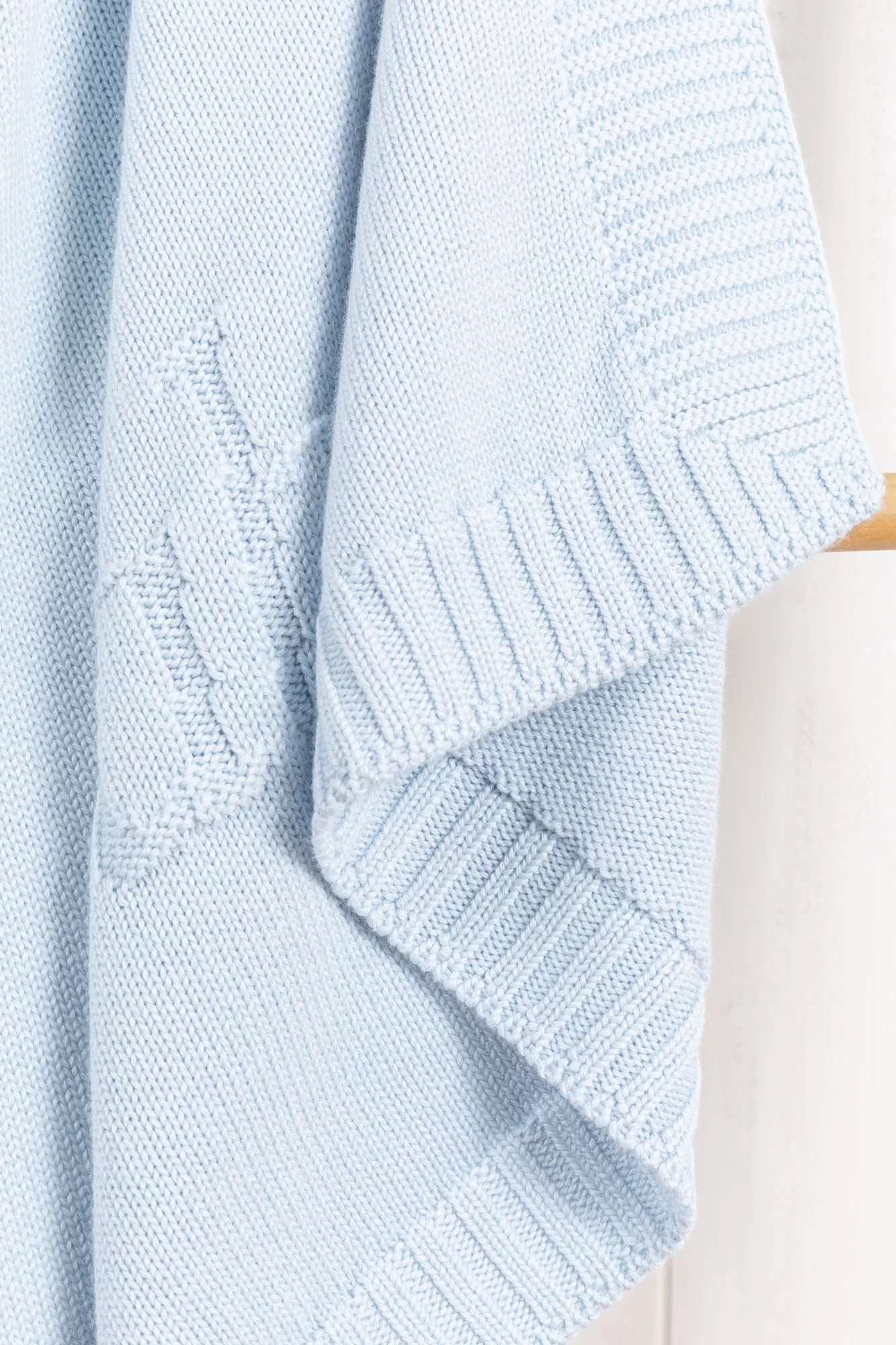 Plaid personnalisé - Laine bleu ciel - Image 8