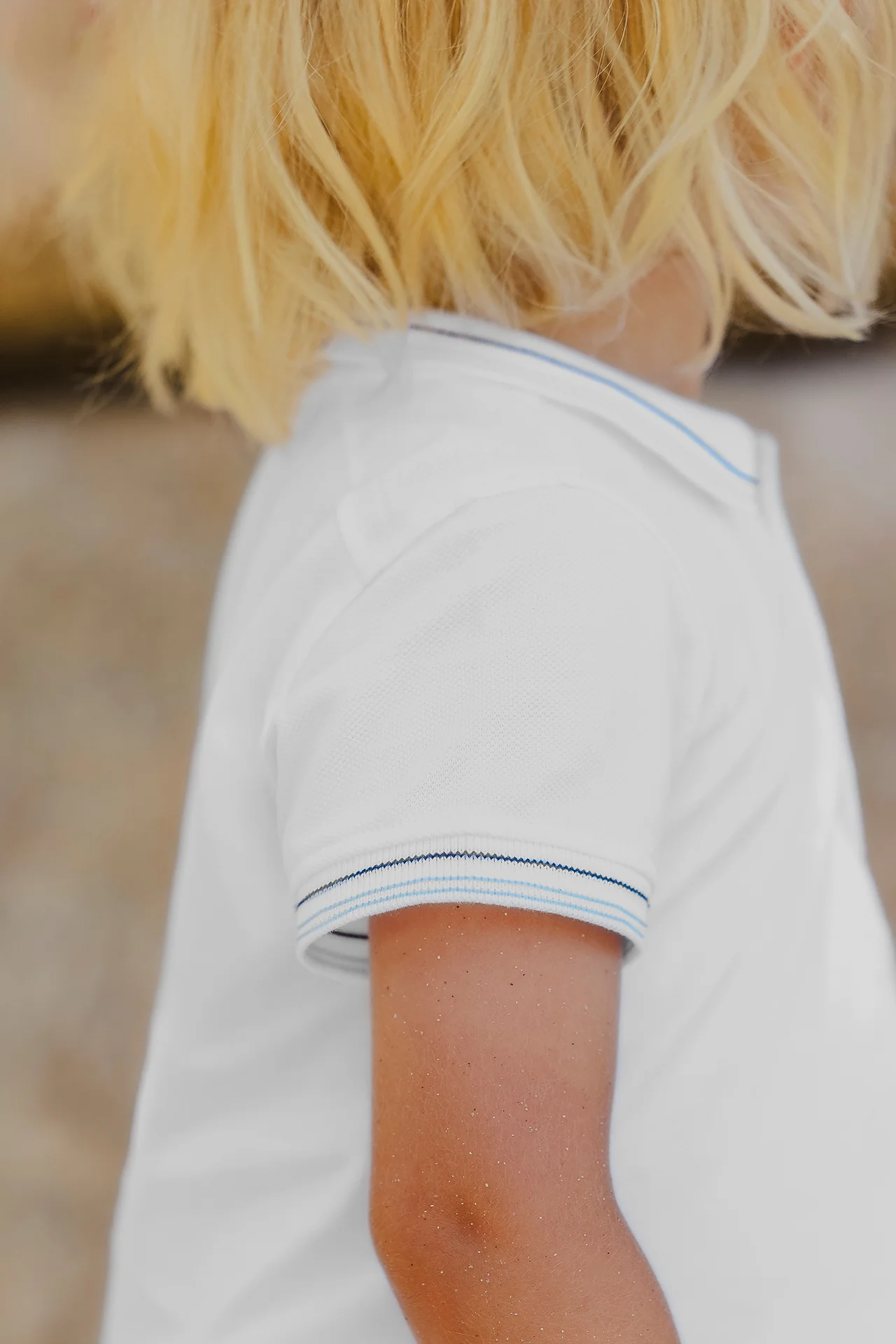 Polo - Marine maille piquée - Image 3