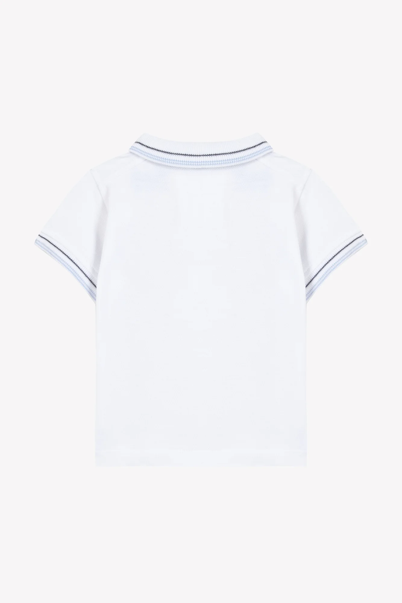 Polo - Marine maille piquée - Image 5
