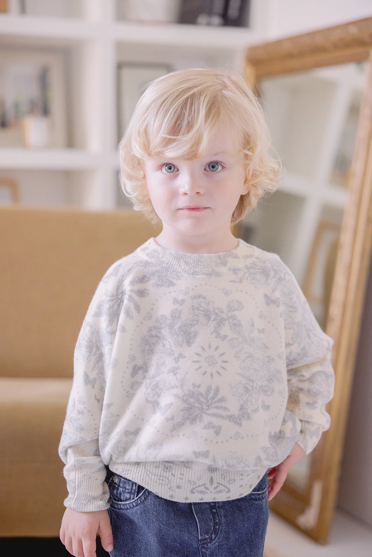 Pull - Gris clair Kujten x Tartine et Chocolat - Image 5