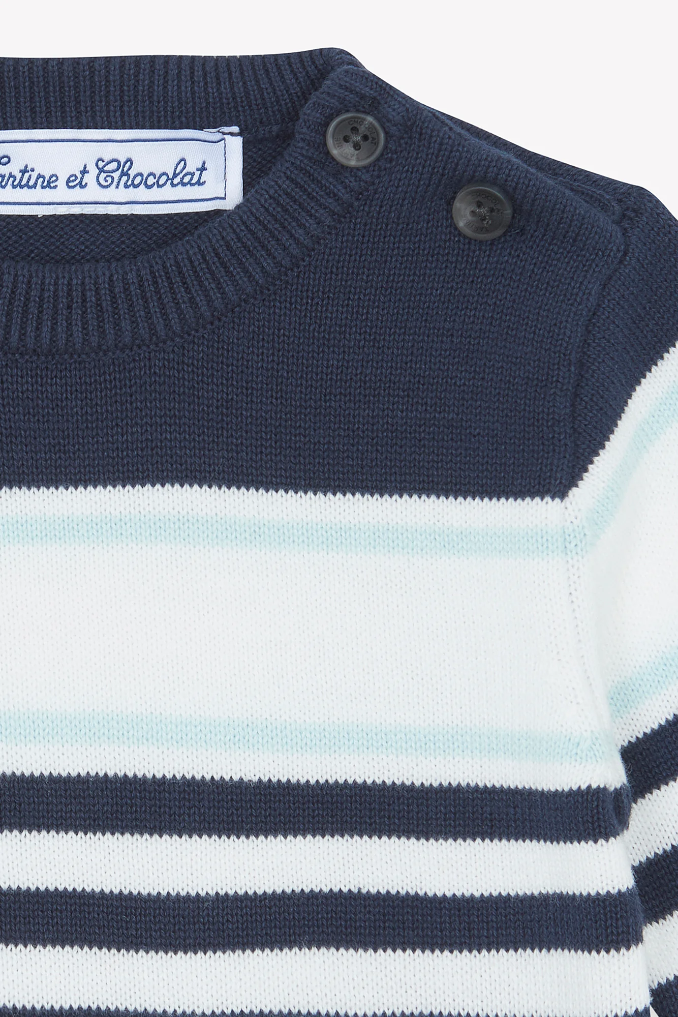 Pull - Marine marinière - Image 7