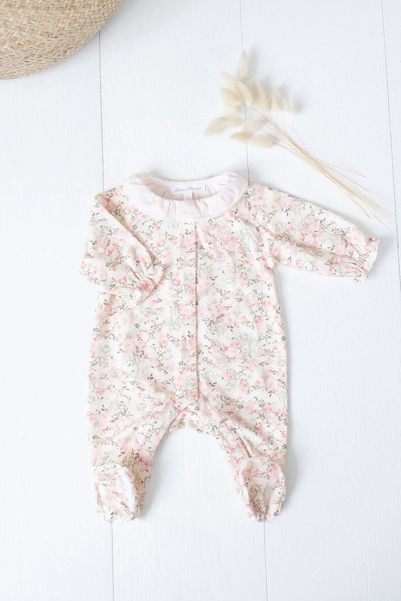 Pyjama - Imprimé fleuri jardin hivernal - Image 3