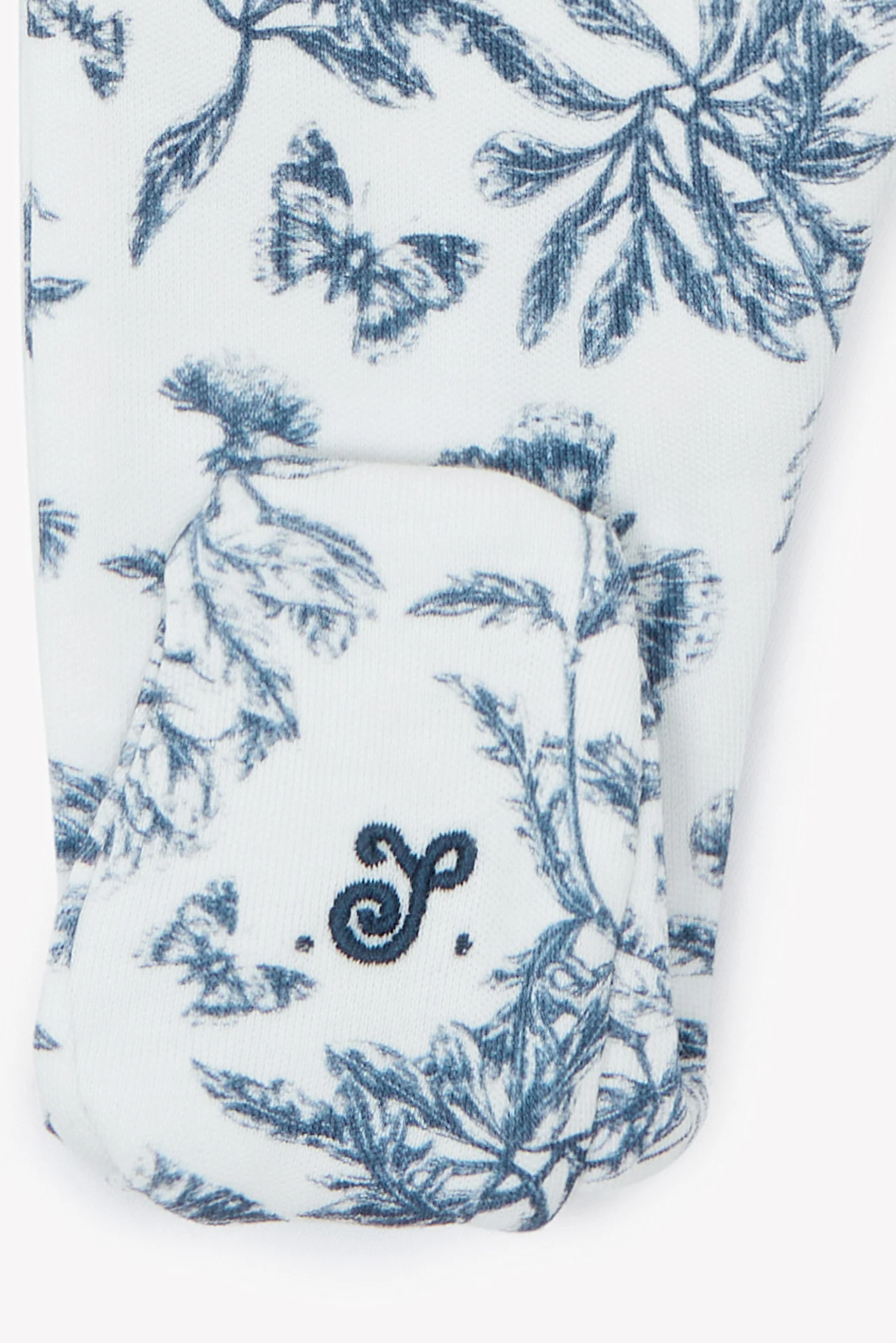 Pyjama - Imprimé inspiration toile de jouy bleu - Image 3