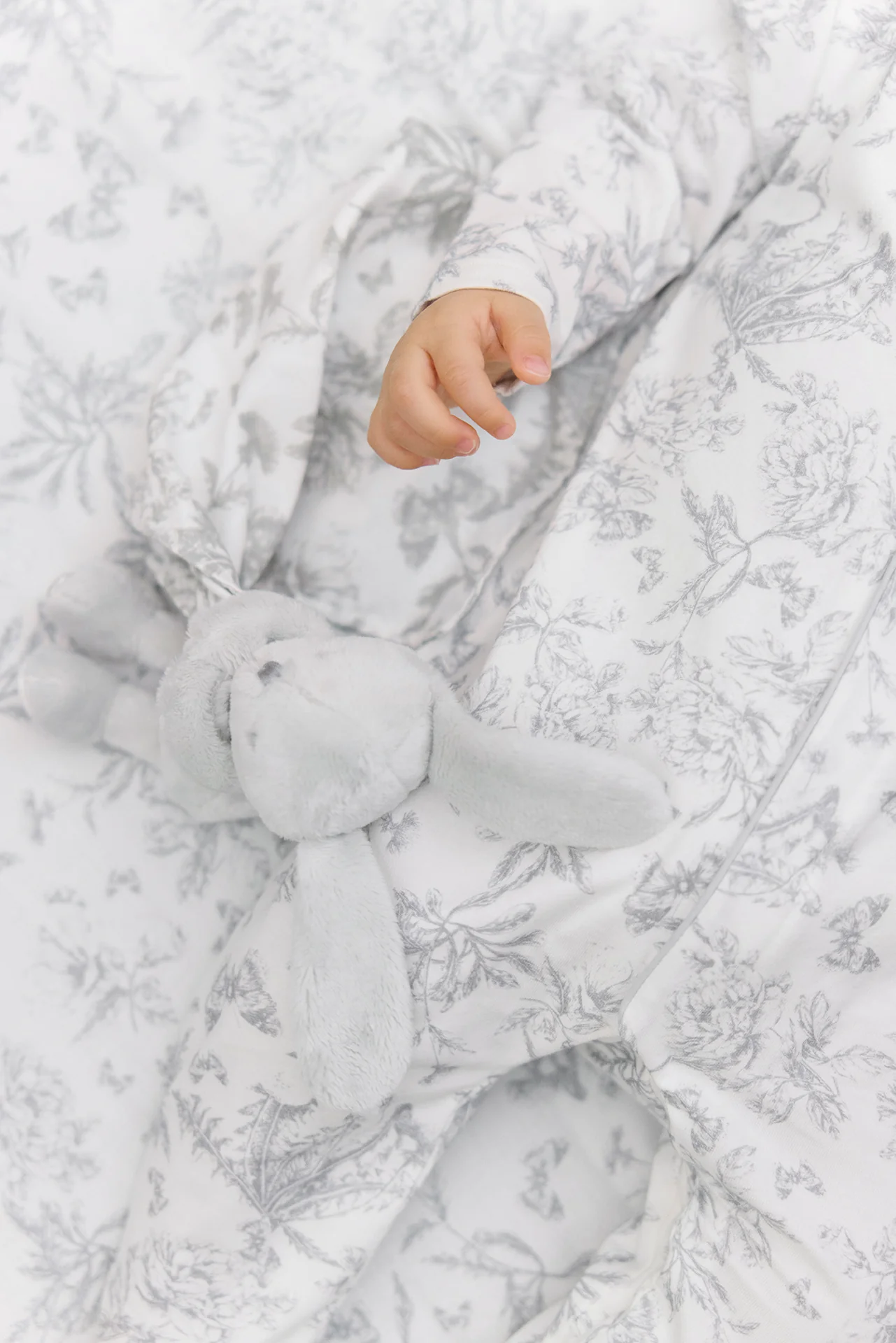 Pyjama - Imprimé inspiration toile de jouy gris - Image 3