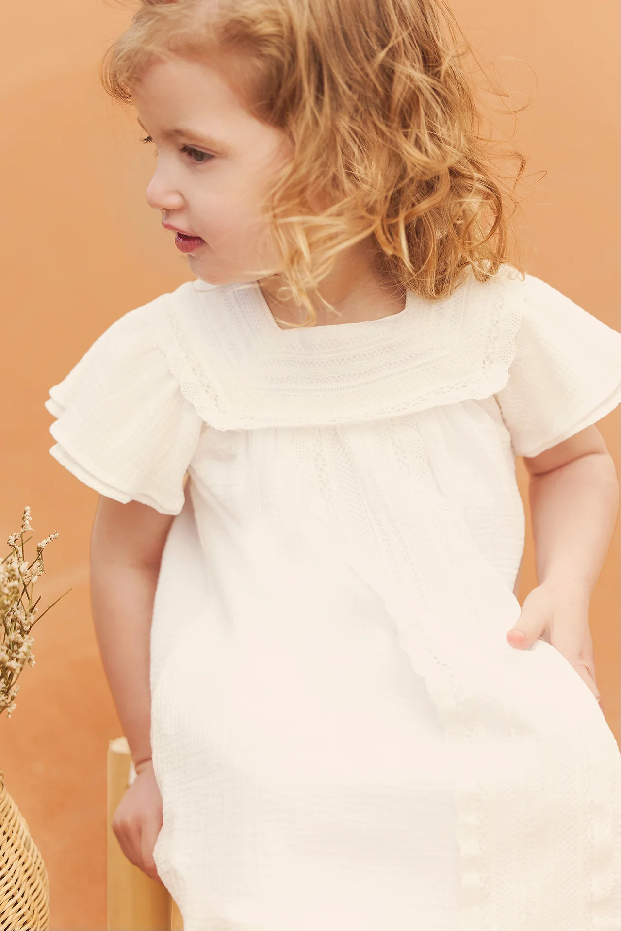 Robe - Blanc crochet - Image 2