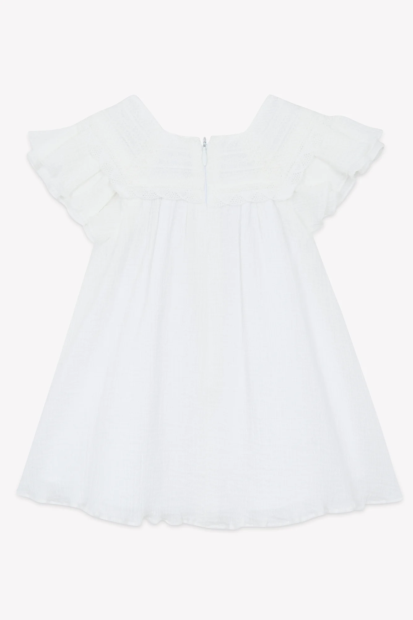Robe - Blanc crochet - Image 6