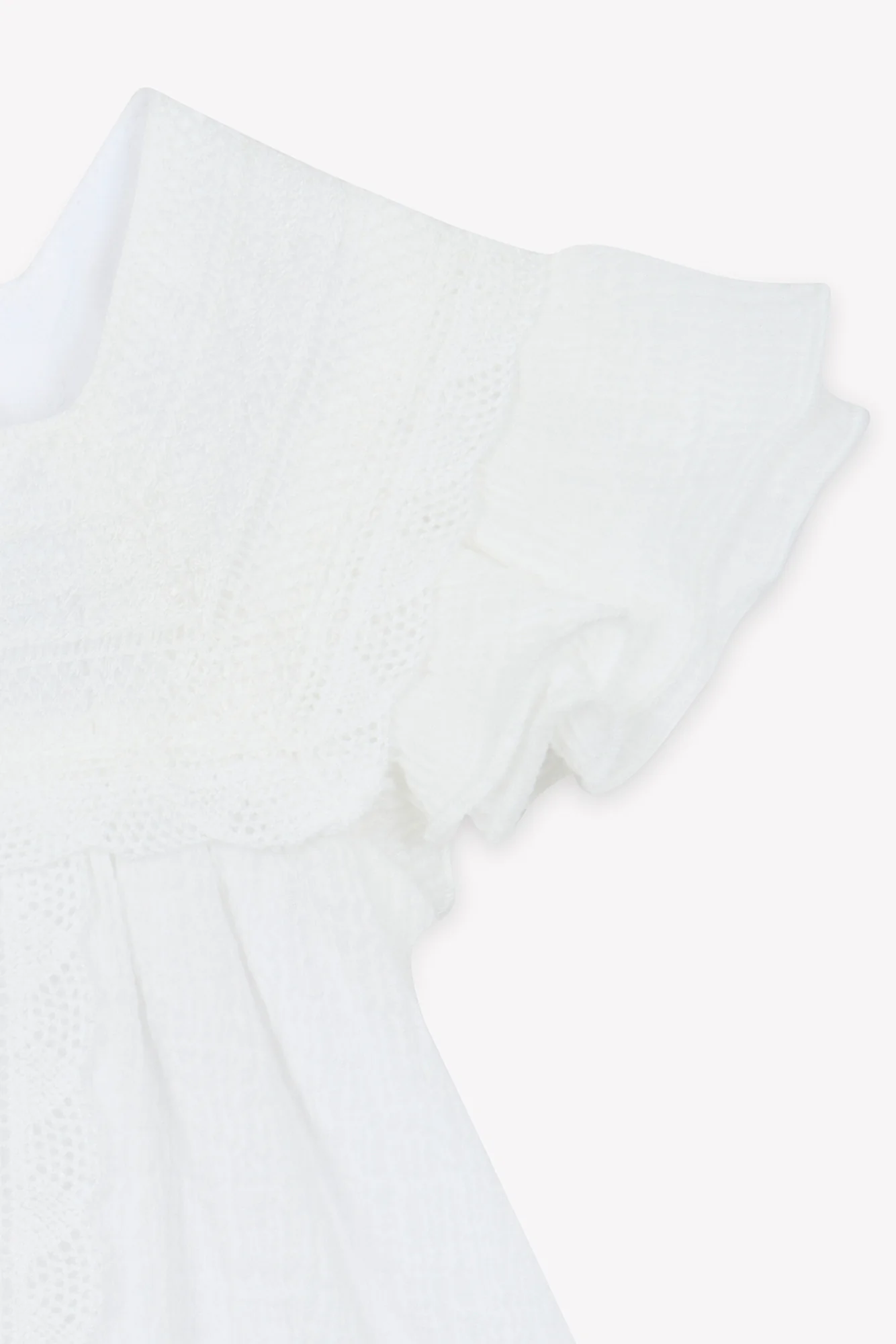Robe - Blanc crochet - Image 7
