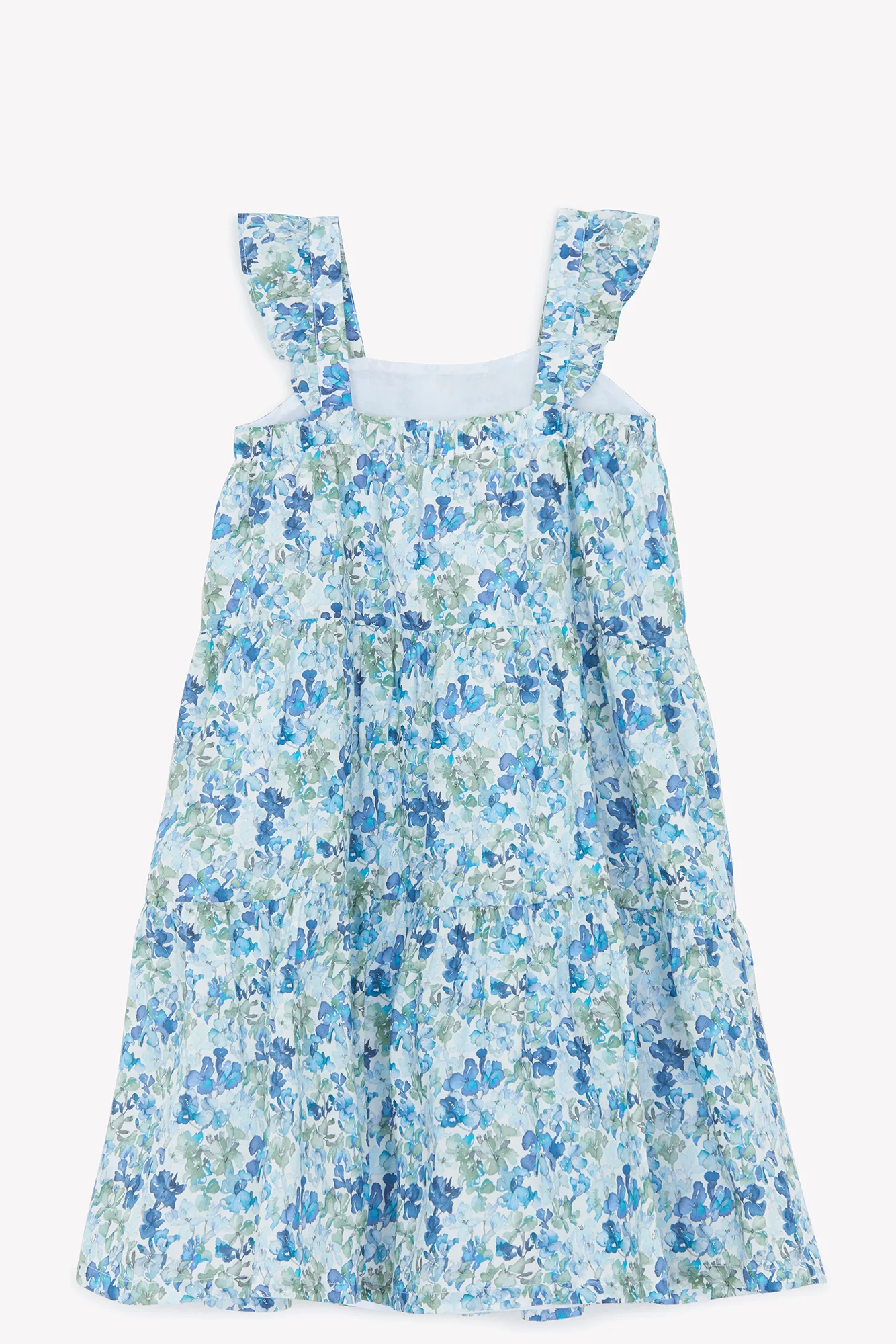 Robe - Bleu tissu liberty - Image 6