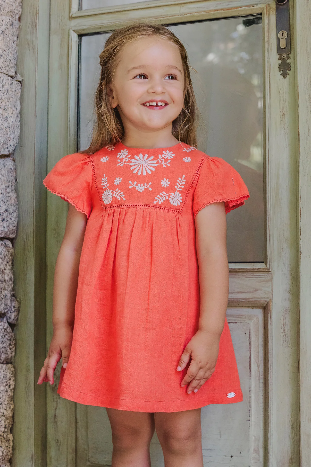 Robe - Coquelicot broderie