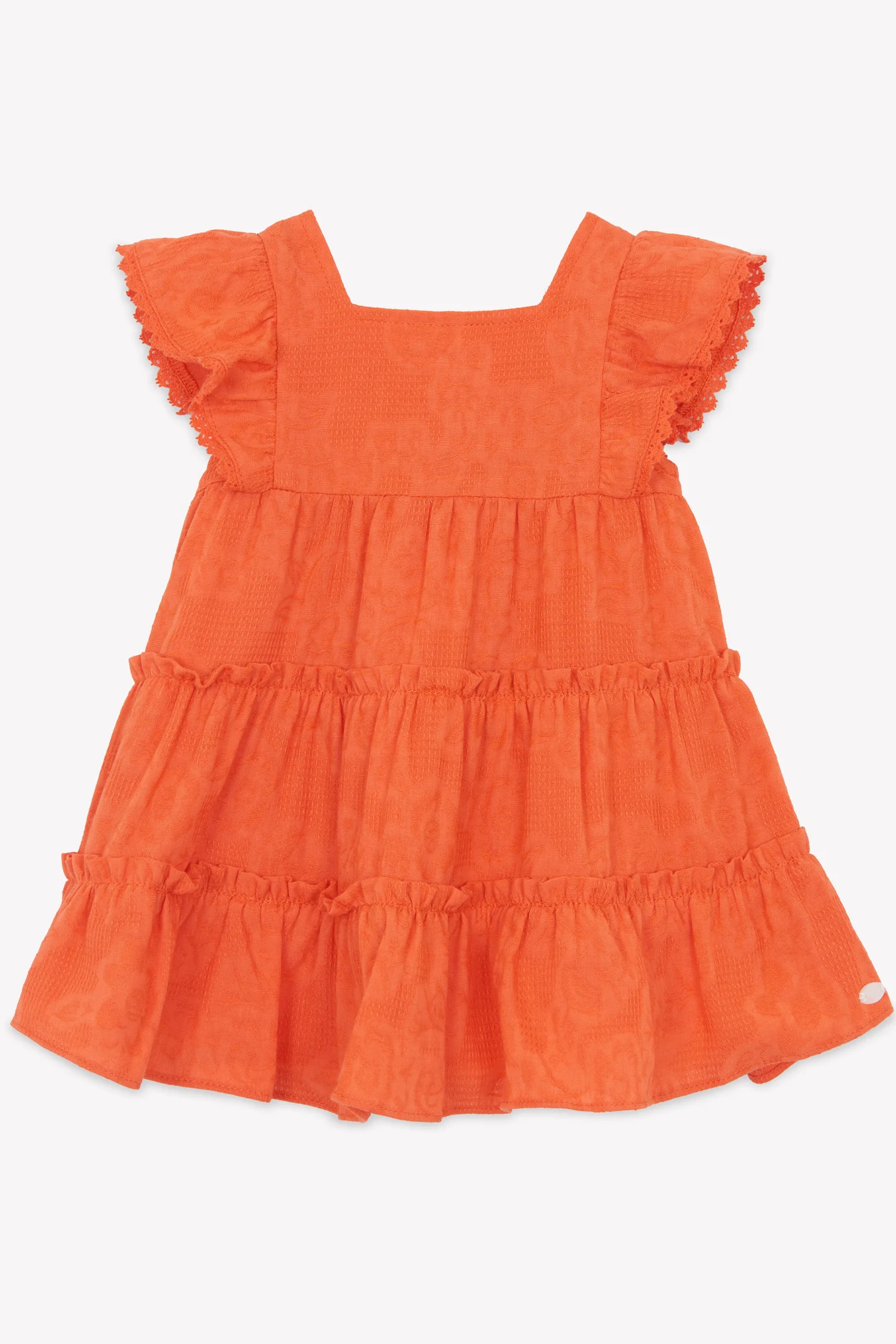 Robe - Coquelicot fleurs ton sur ton - Image 6