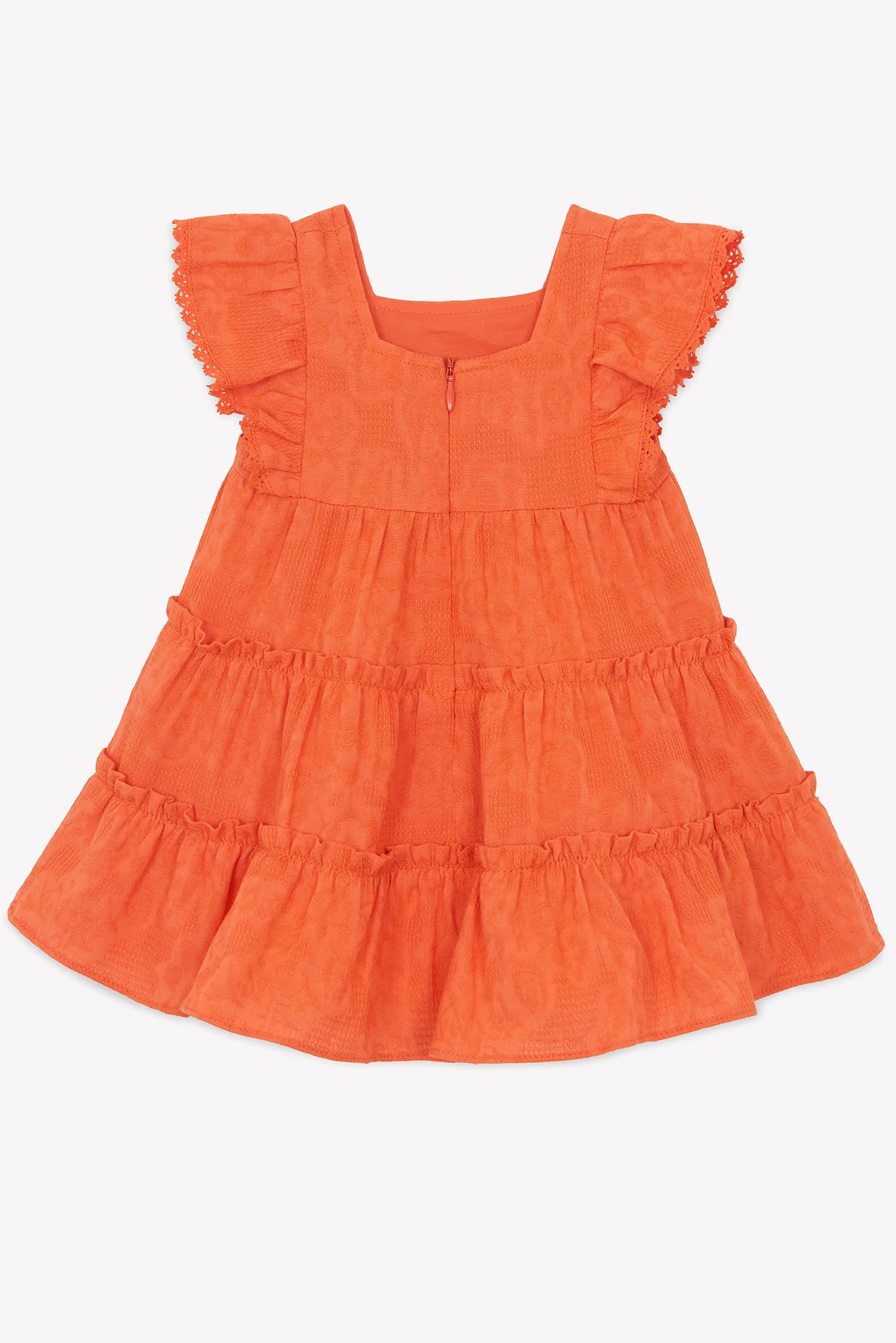 Robe - Coquelicot fleurs ton sur ton - Image 7