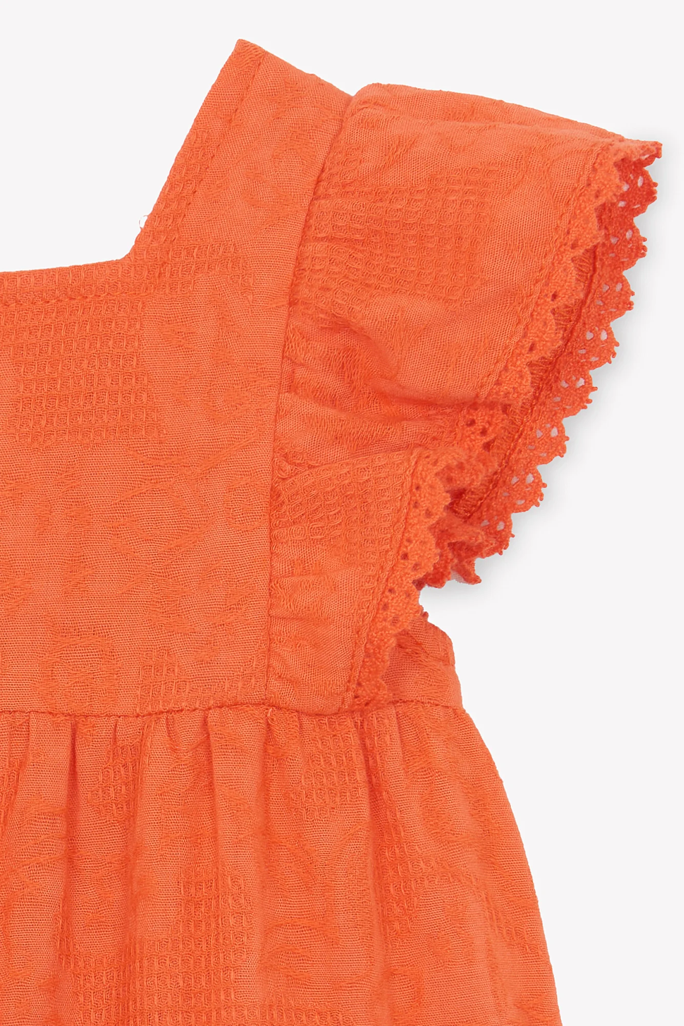 Robe - Coquelicot fleurs ton sur ton - Image 8