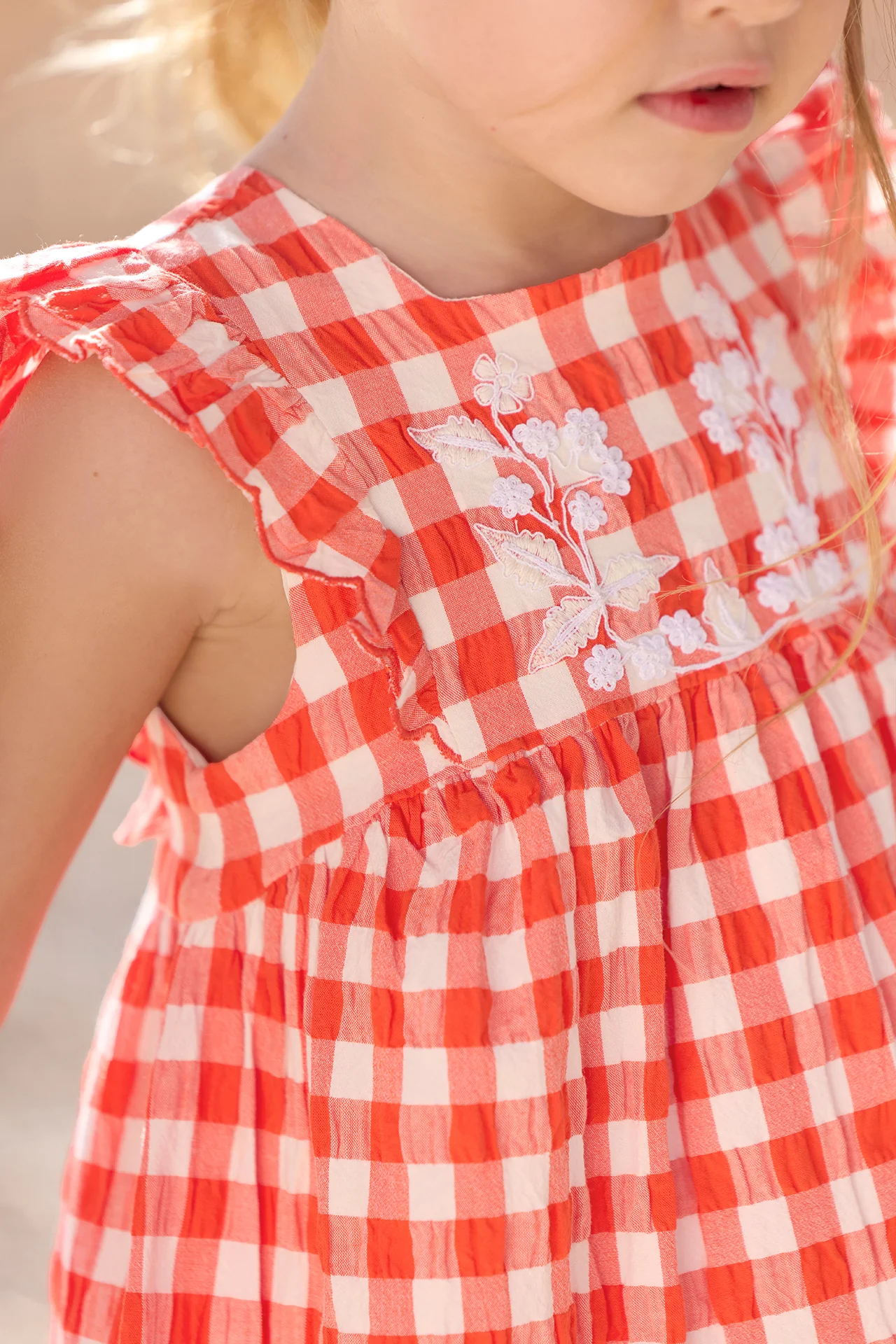 Robe - Coquelicot vichy - Image 3