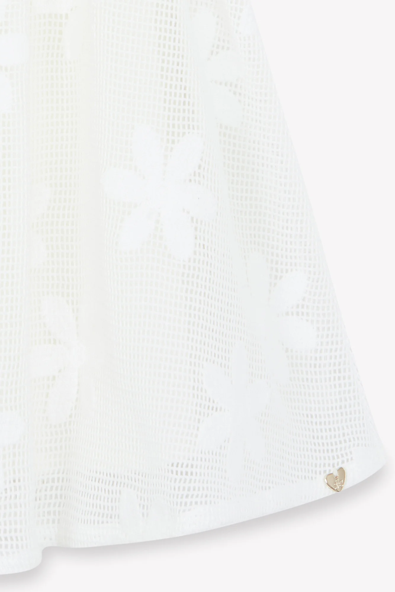 Robe - écru broderie fleurs - Image 8