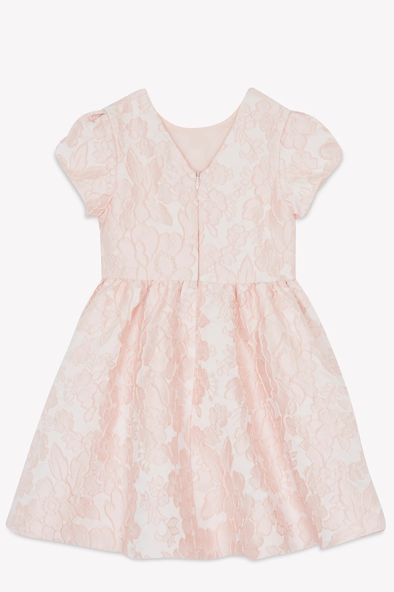 Robe - Pivoine broderie fleurie nacré - Image 7