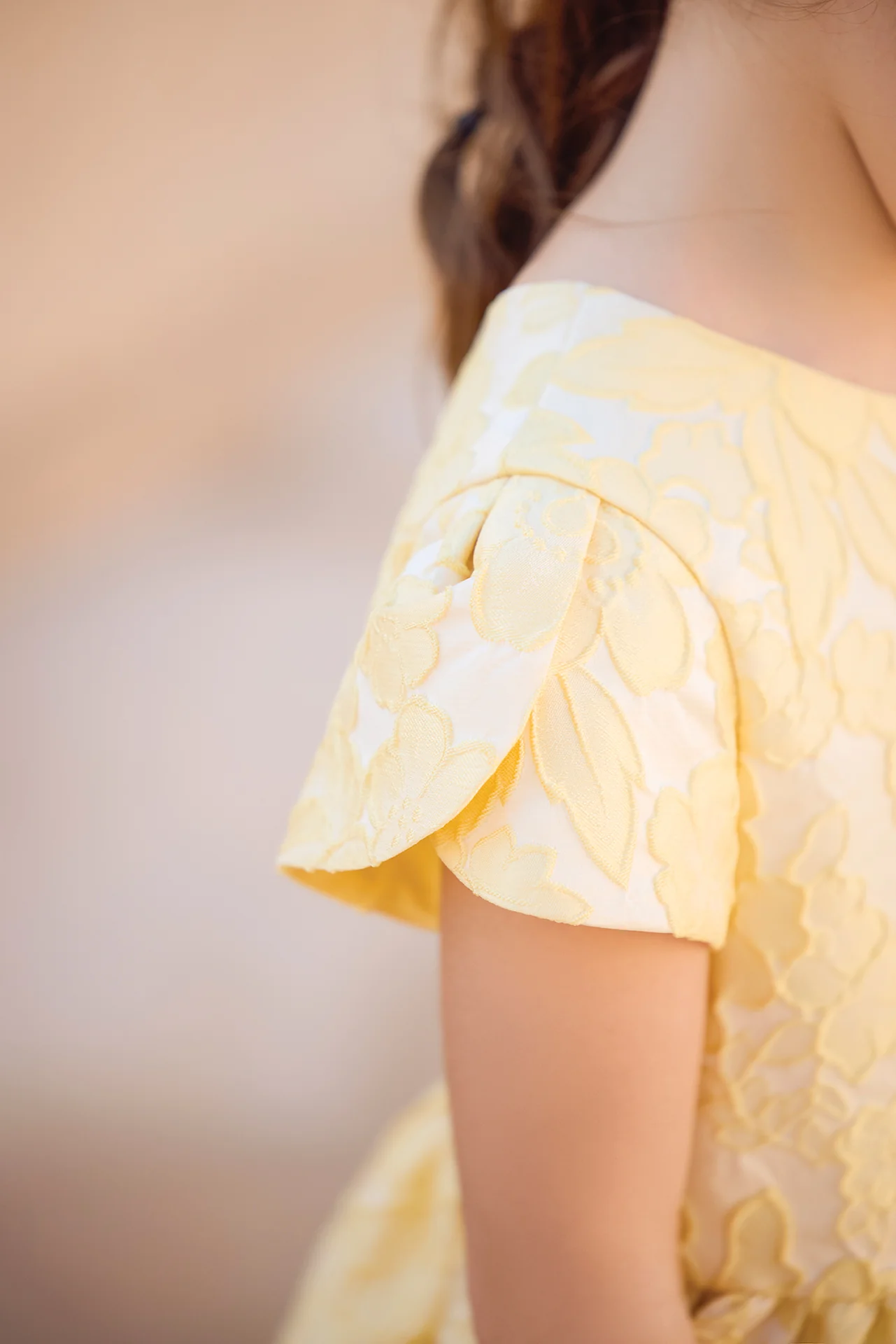 Robe - Pollen broderie fleurie nacré - Image 5