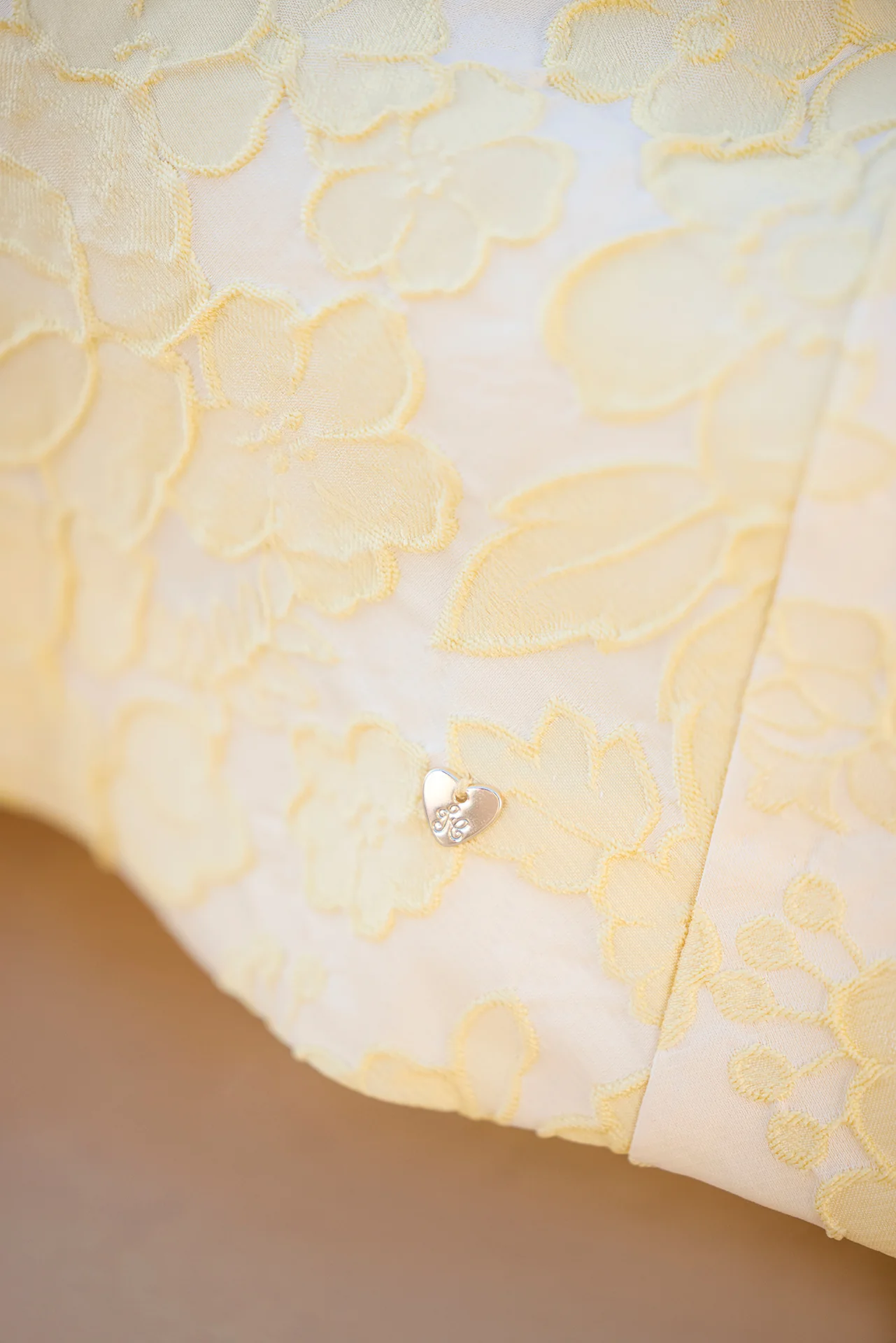 Robe - Pollen broderie fleurie nacré - Image 6