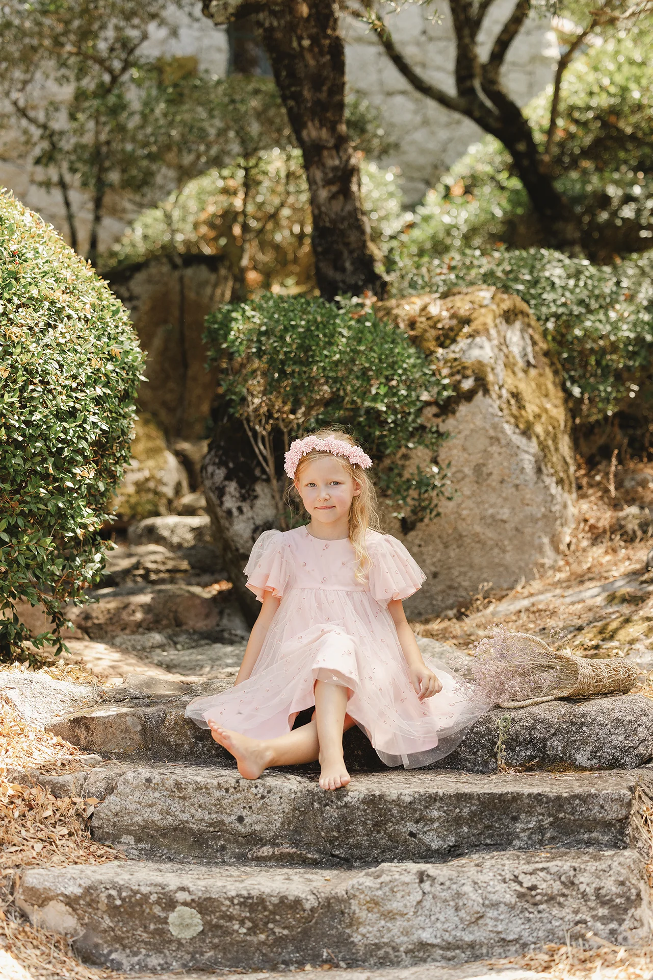 Robe - Pivoine tulle fleurs