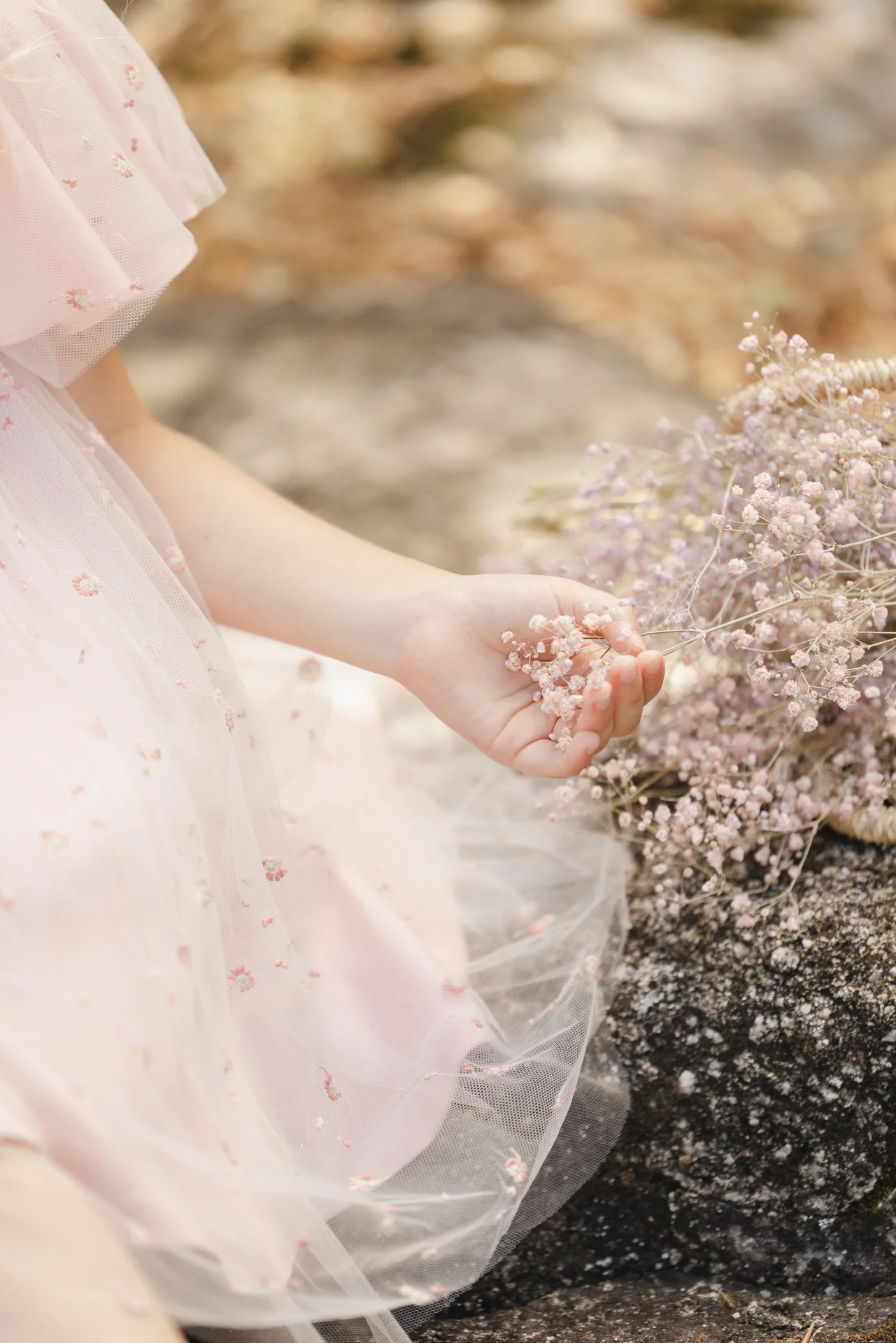 Robe - Pivoine tulle fleurs - Image 4