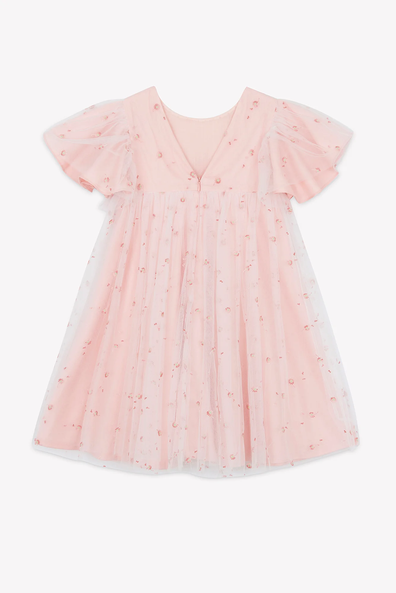 Robe - Pivoine tulle fleurs - Image 7