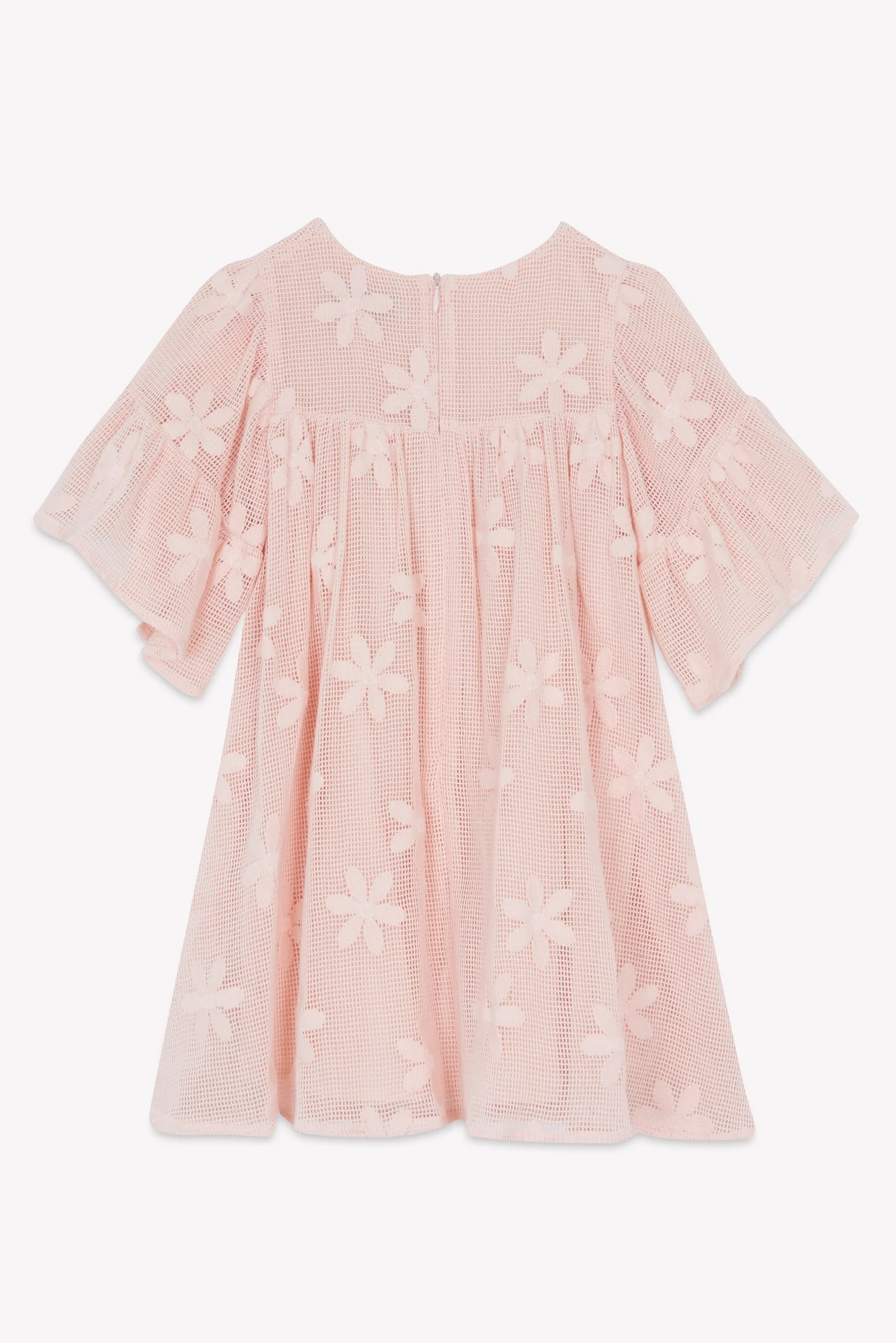 Robe - Rose ancien broderie fleurs - Image 6