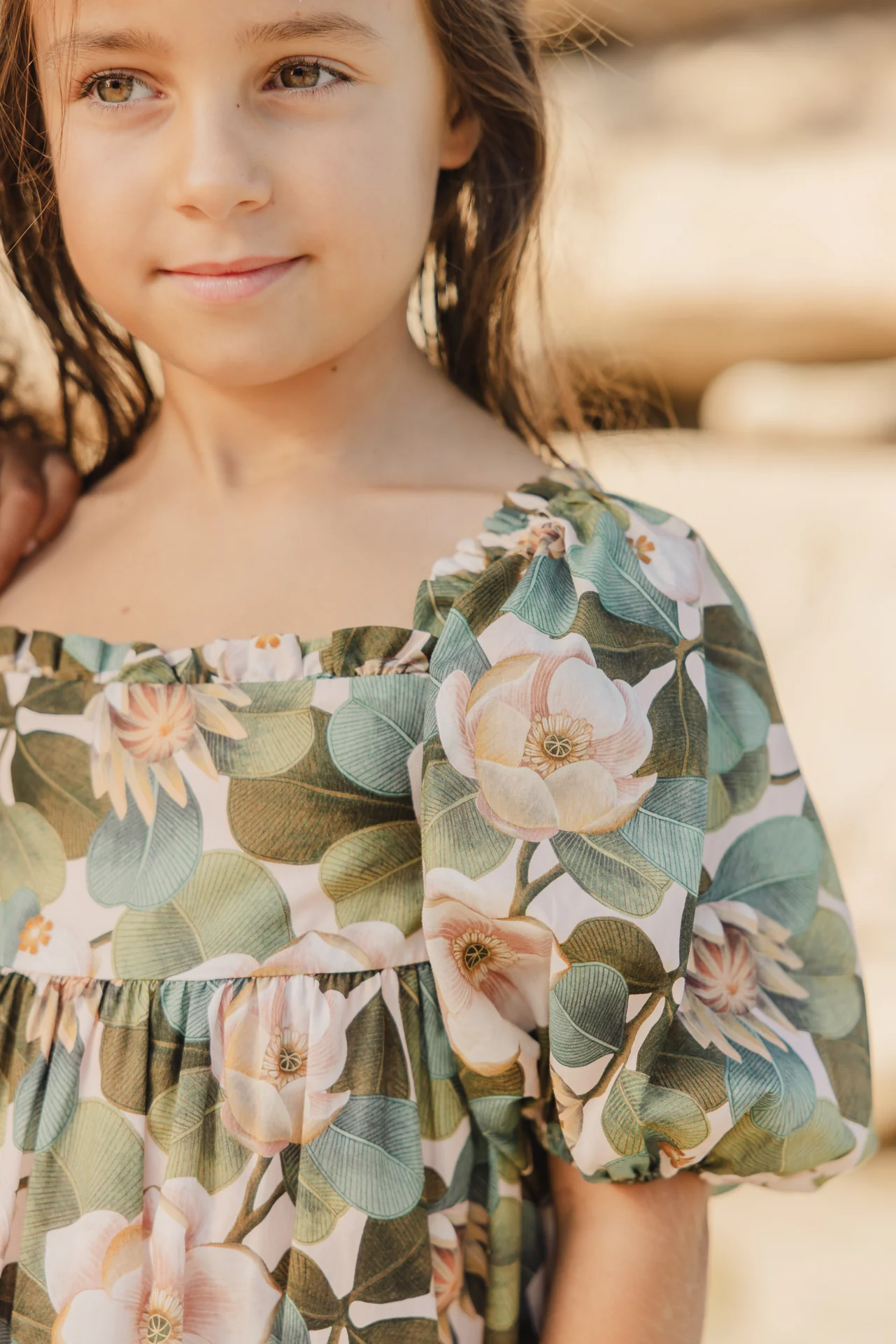 Robe - Rose ancien tissu liberty - Image 3