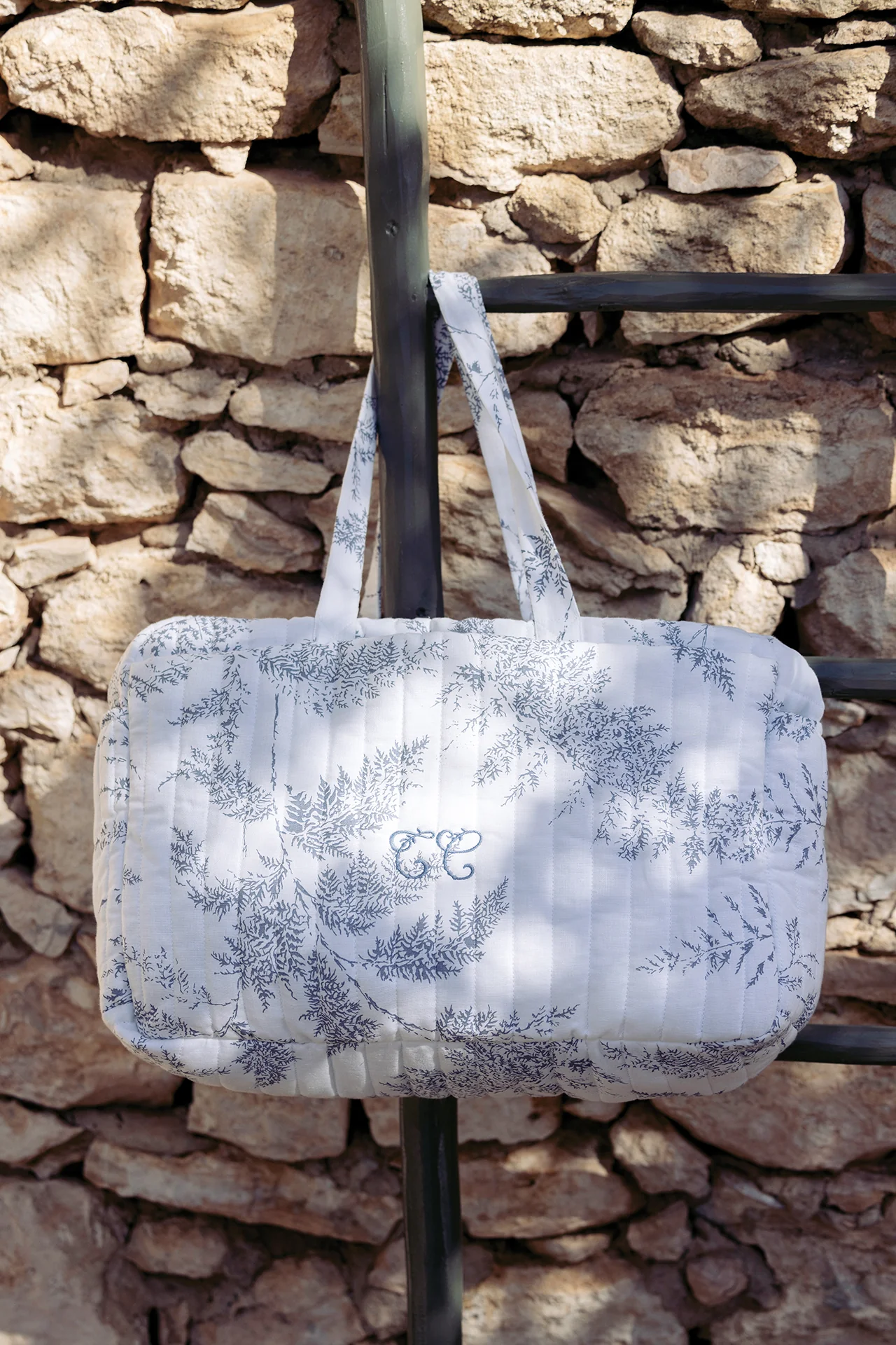 Sac à langer - Feuillage Bleu