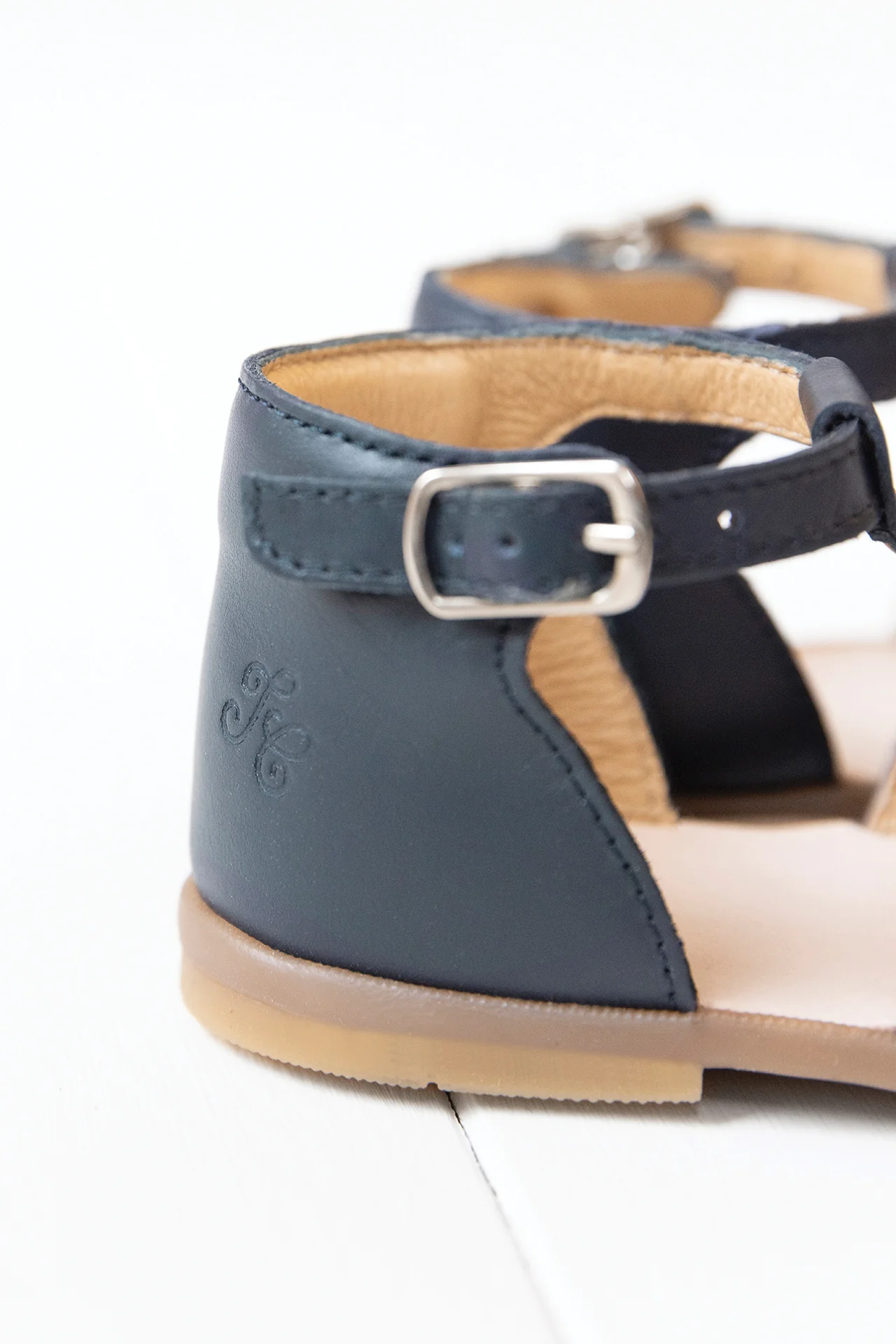 Sandales - Cuir marine - Image 3