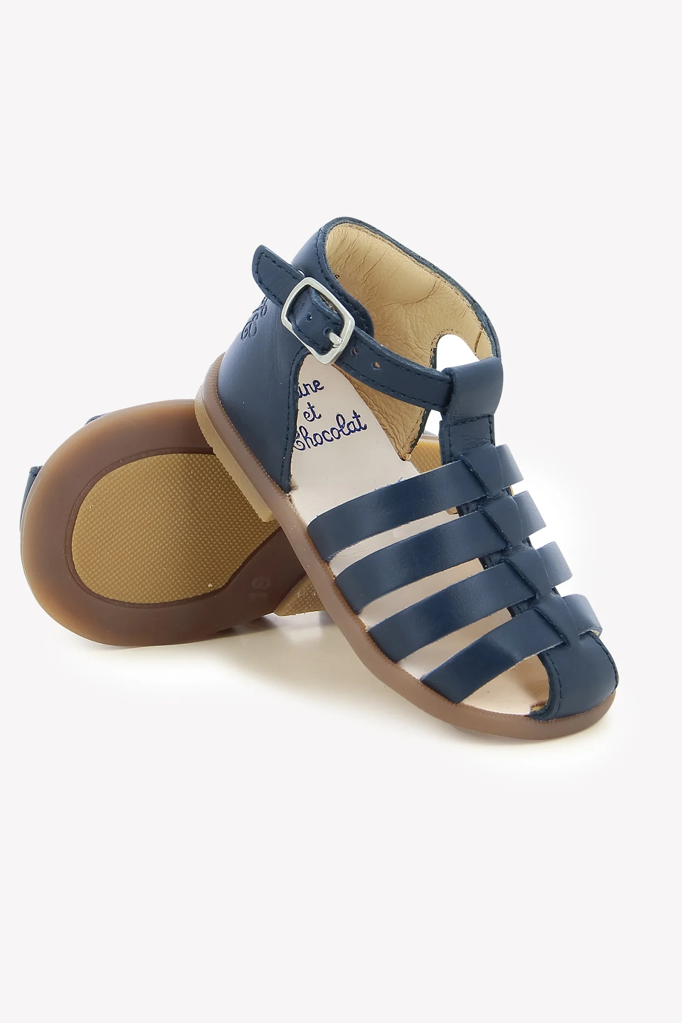 Sandales - Cuir marine - Image 6