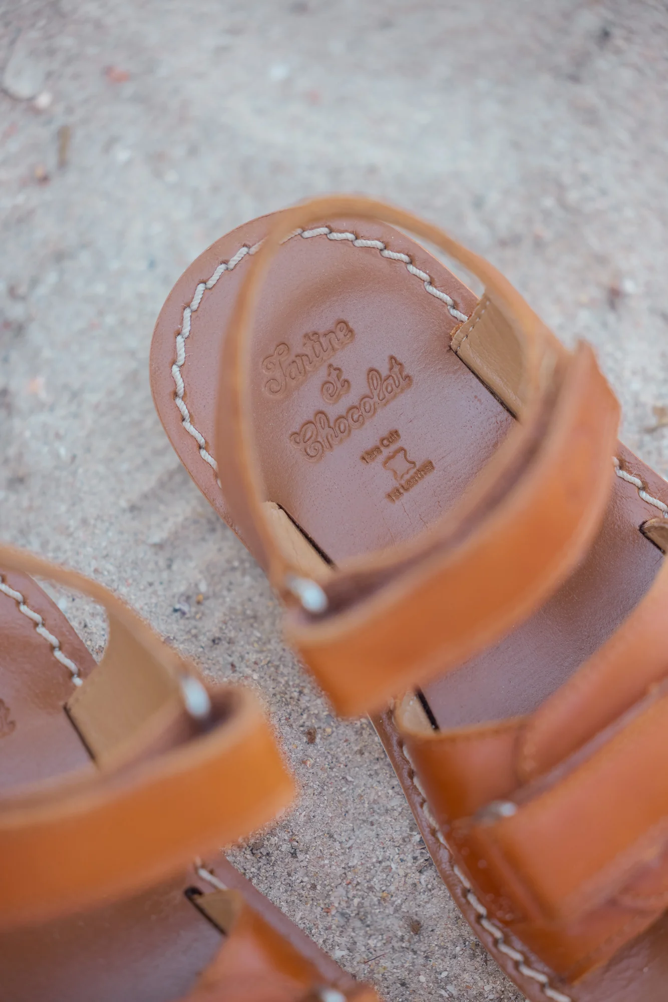 Sandales - Cuir marron cognac - Image 3