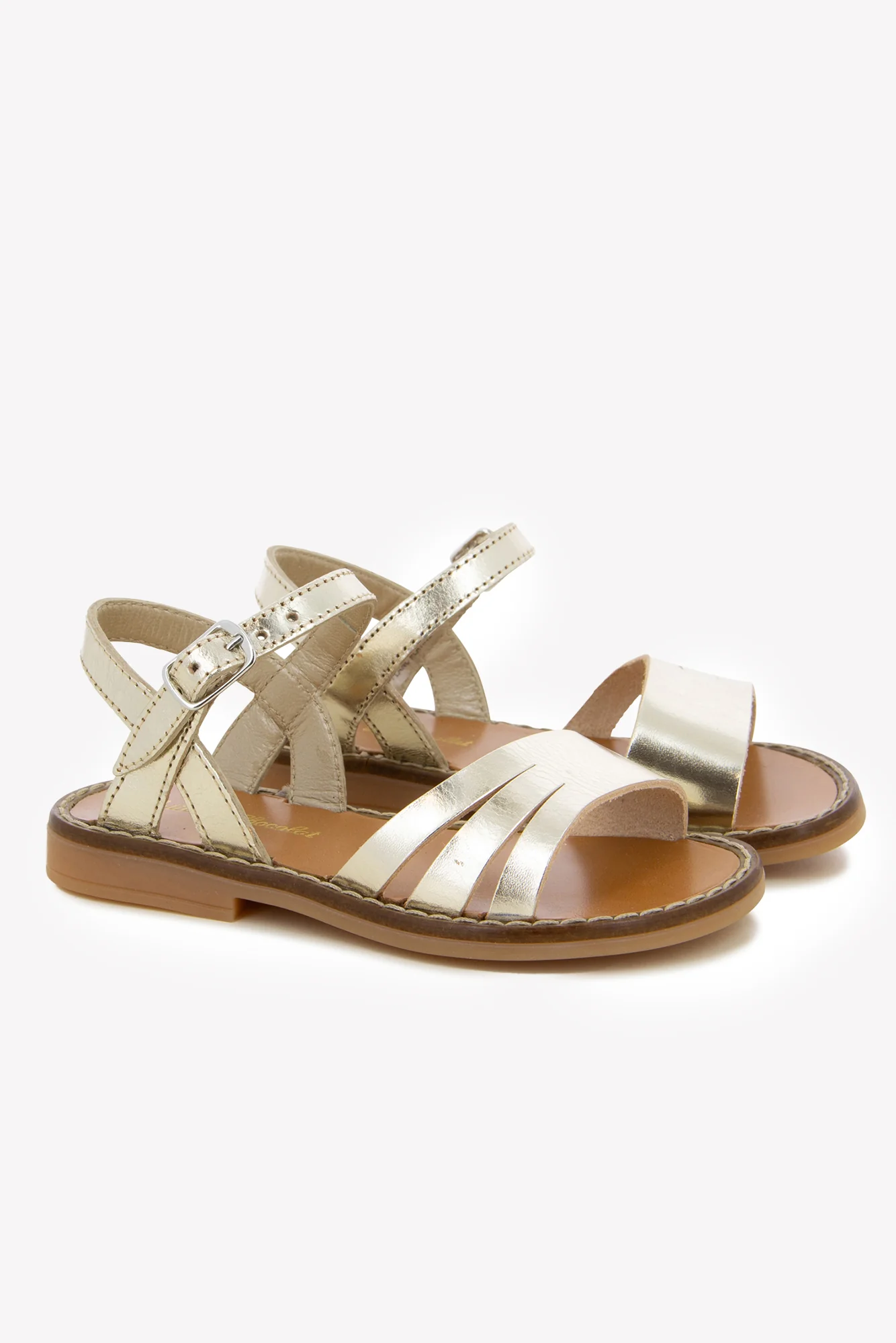 Sandales - Cuir or - Image 6