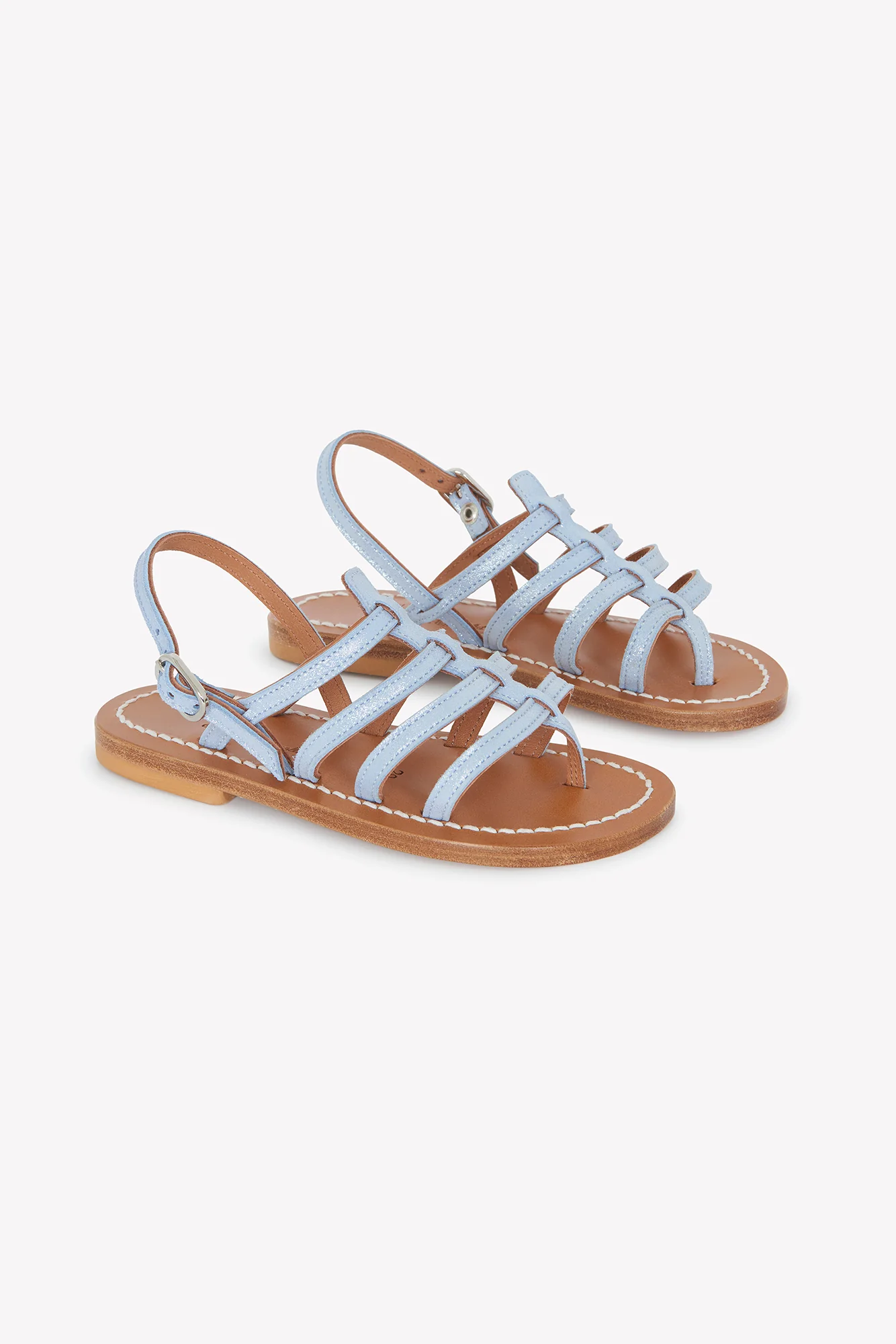 Sandales Homere - Bleu ciel KJacques x Tartine et Chocolat - Image 8