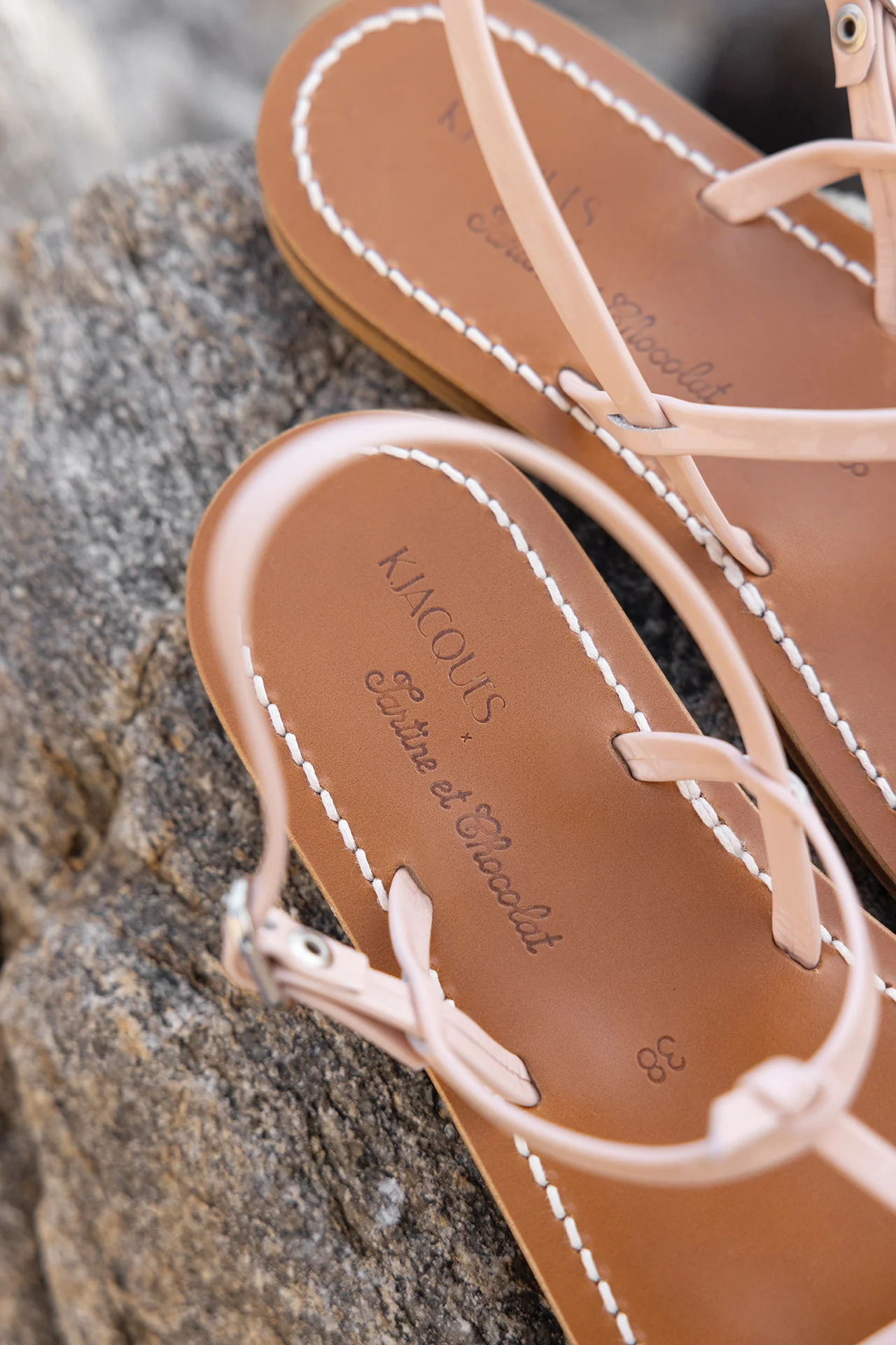 Sandales Violeta Femme - Rose KJacques x Tartine et Chocolat - Image 7
