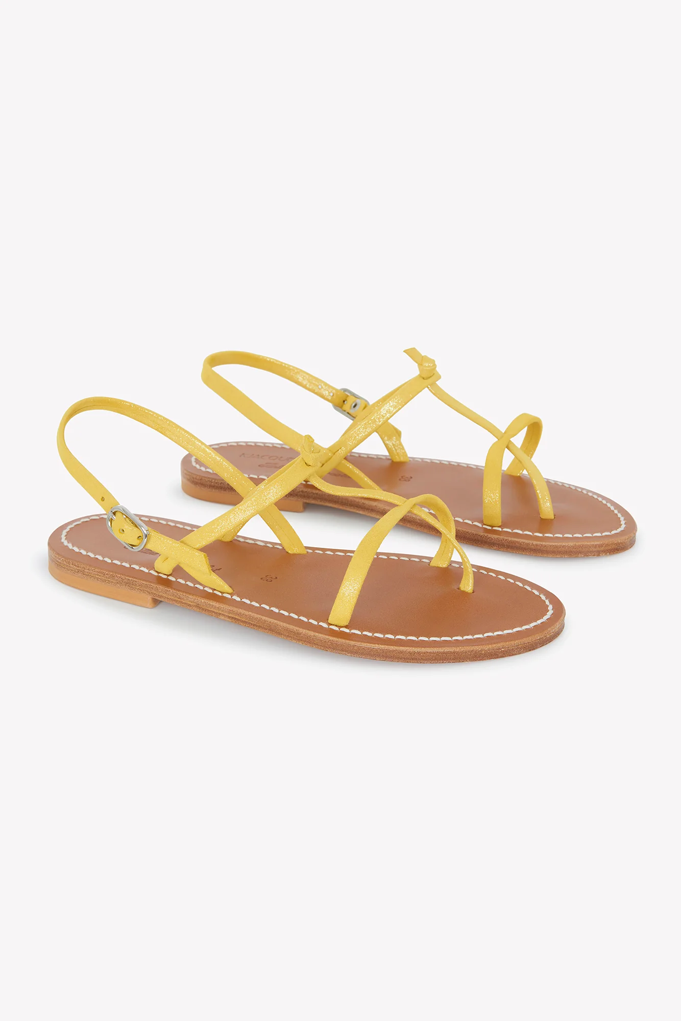 Sandales Violeta Femme - Jaune KJacques x Tartine et Chocolat - Image 8