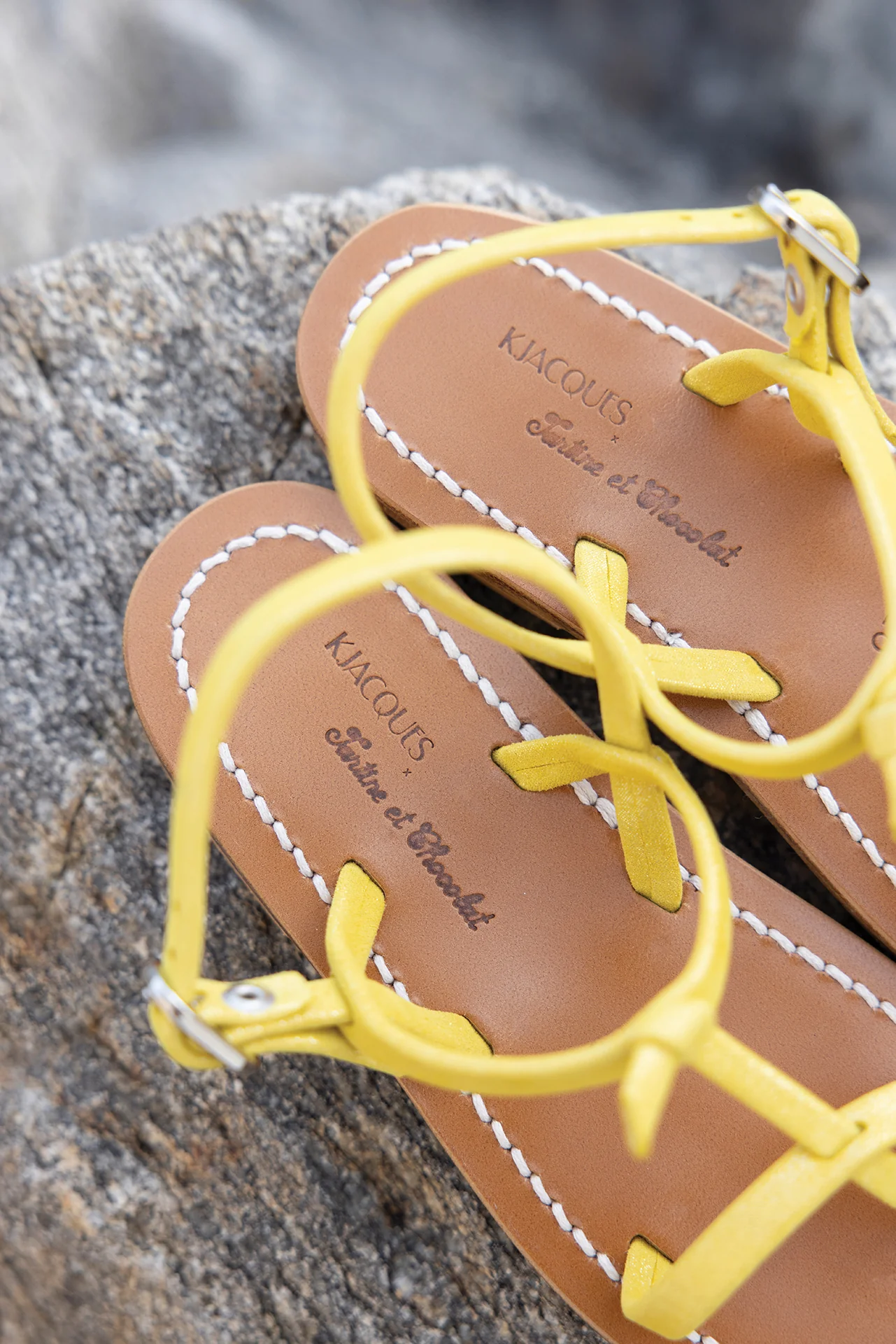 Sandales Violeta - Jaune KJacques x Tartine et Chocolat - Image 4